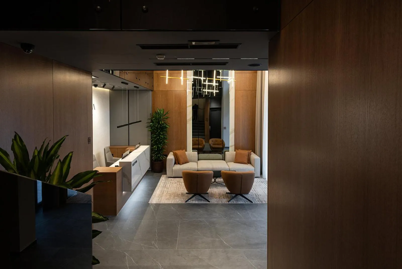 Lobby or reception in Garni Hotel Galeria