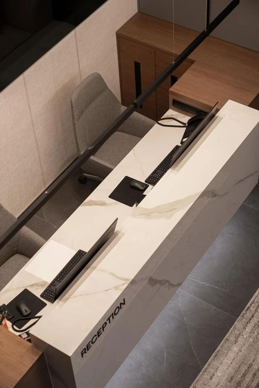 Lobby or reception in Garni Hotel Galeria