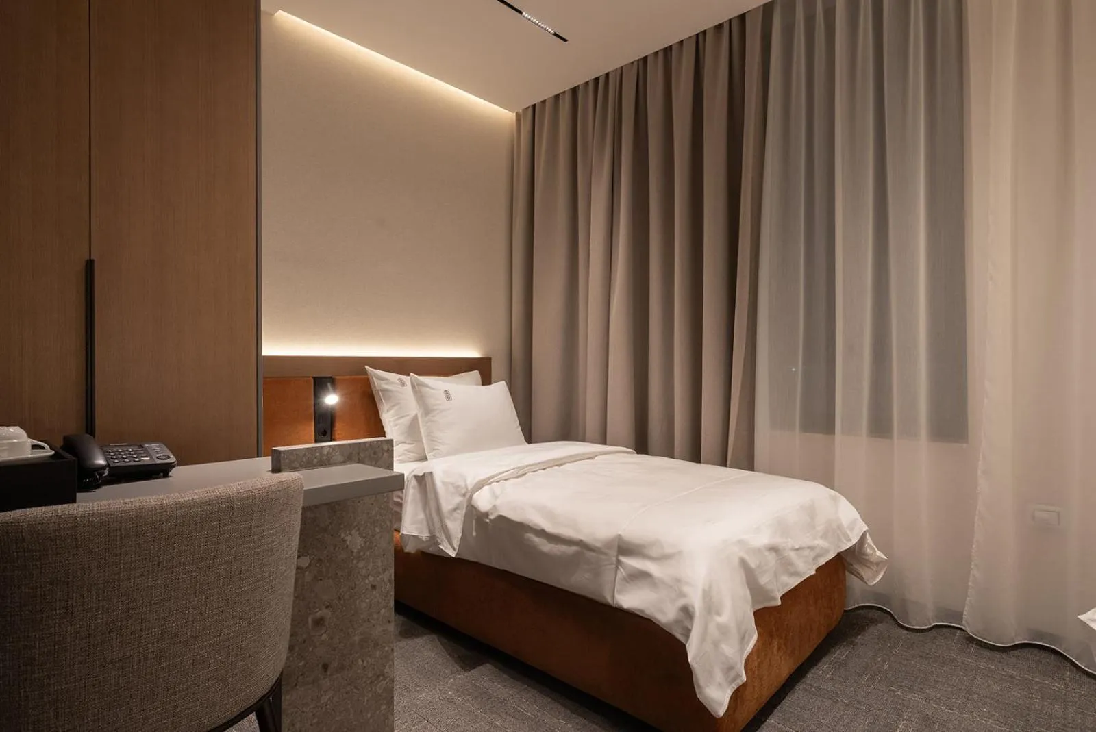 Bed in Garni Hotel Galeria