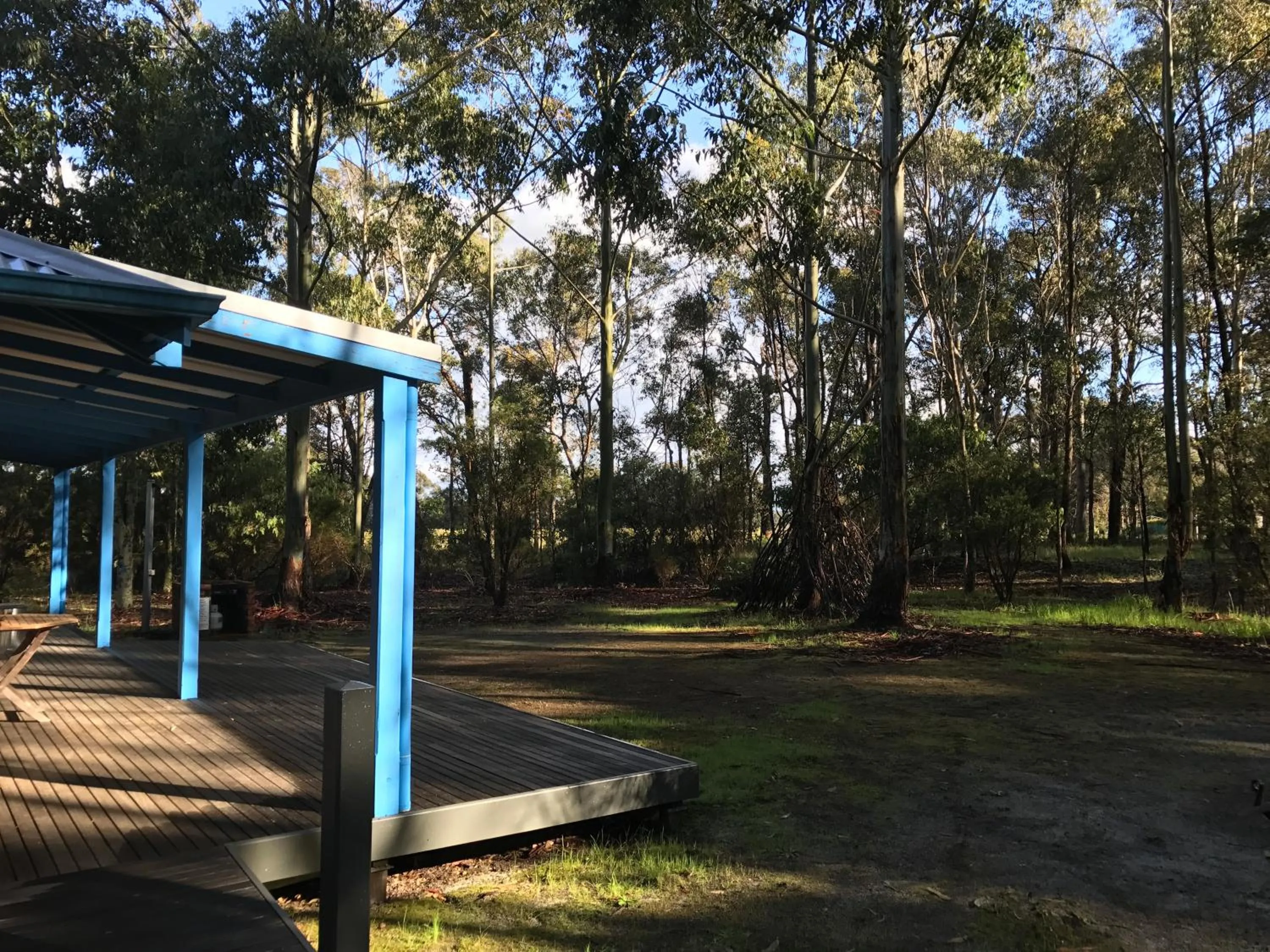 Patio in Ellensbrook Cottages