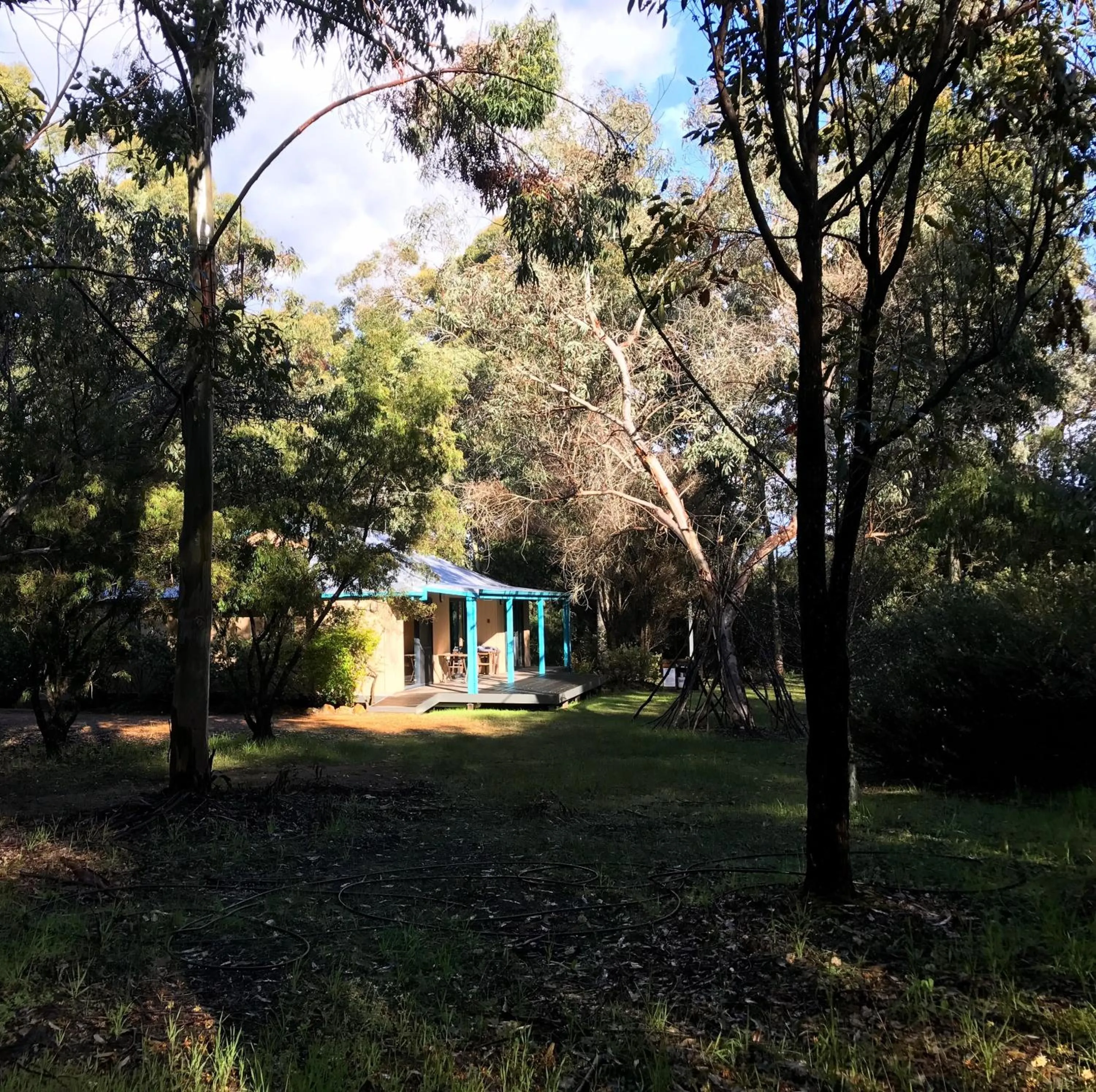 Patio in Ellensbrook Cottages