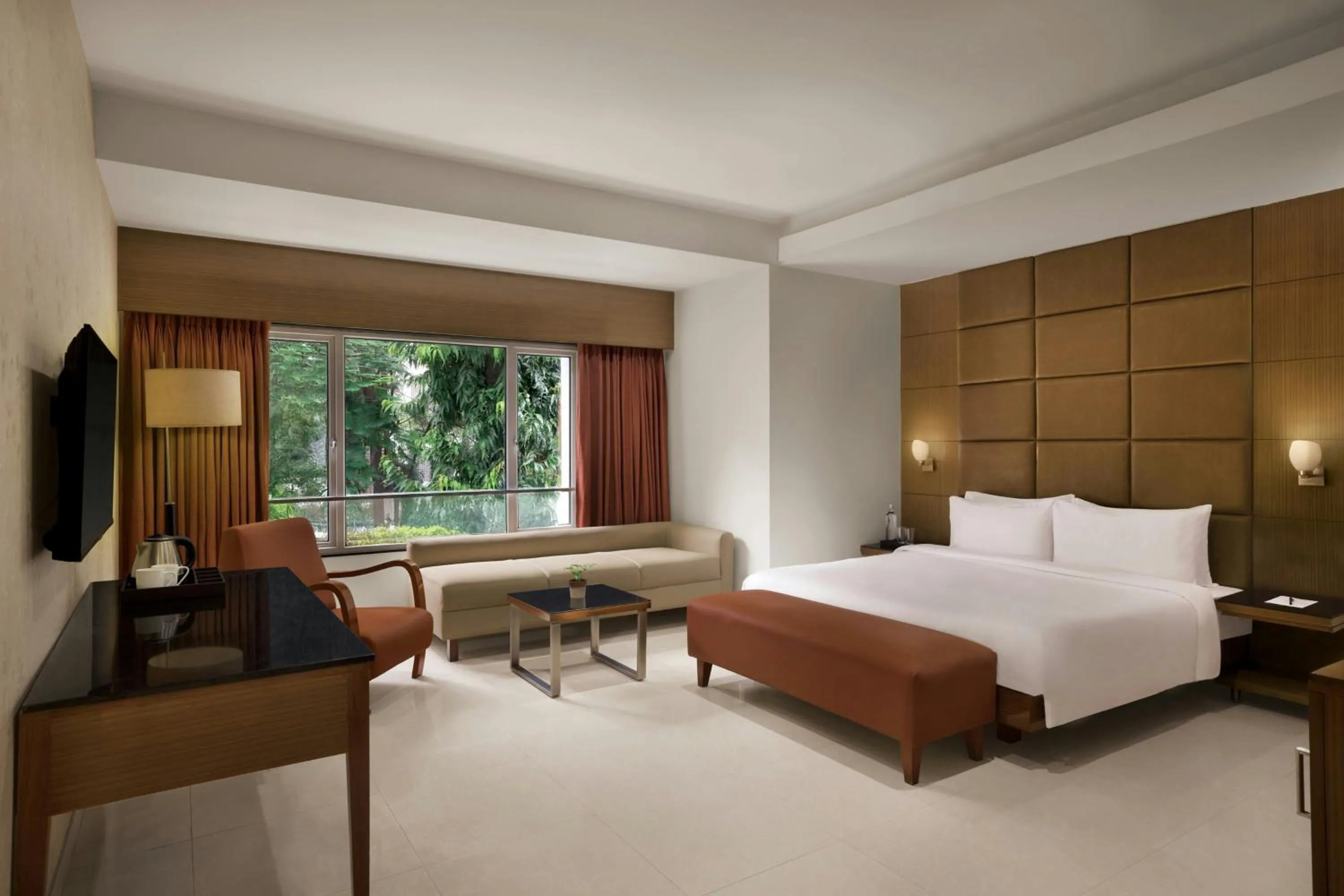 Bedroom, Bed in The Fern Residency Woodland, Pune, Series by Marriott