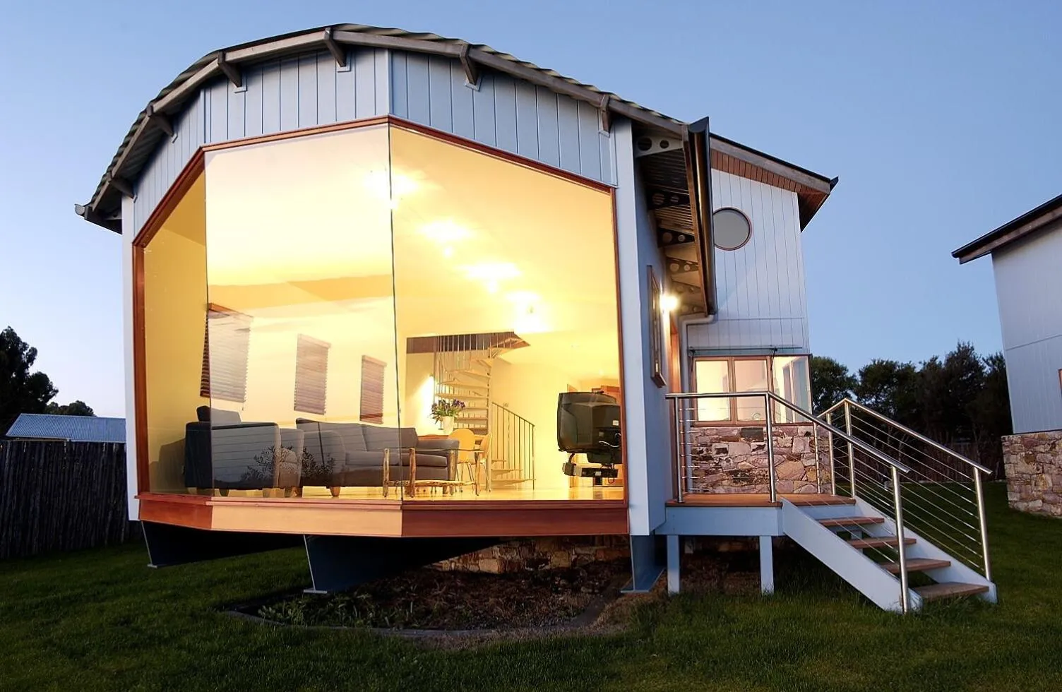 Living room in Wheelhouse Apartments