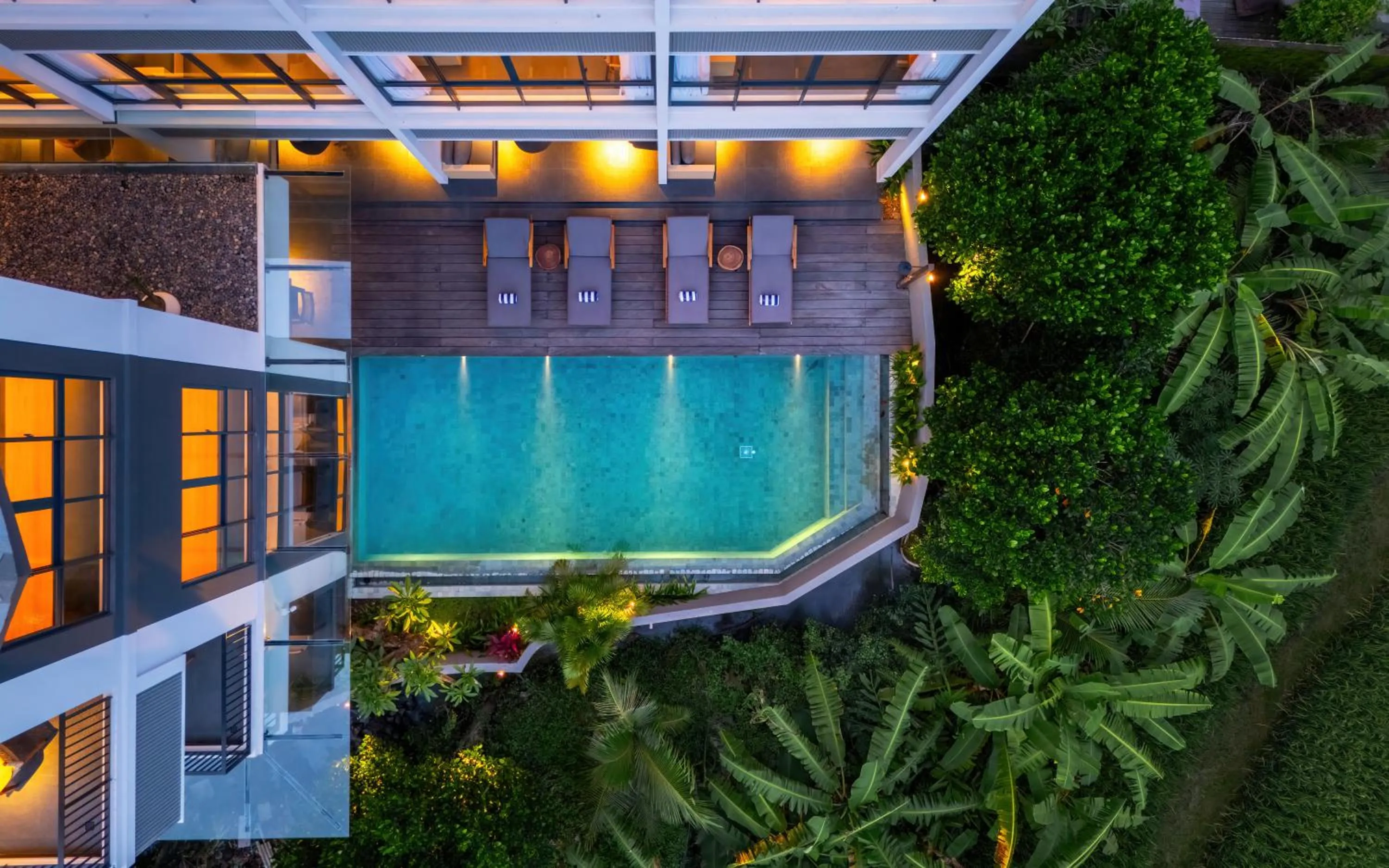 Pool view in The Line Canggu