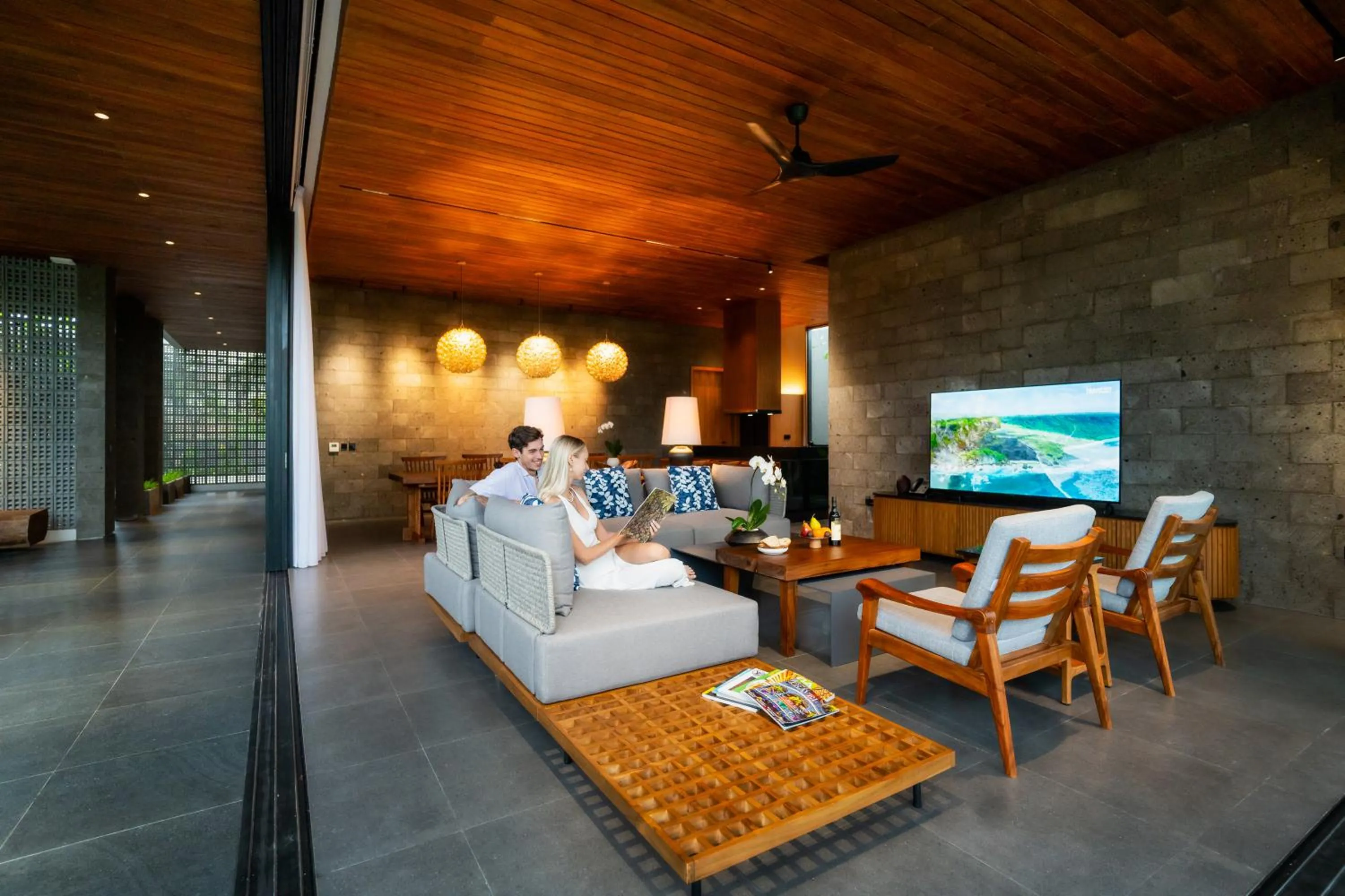 Living room in The Line Canggu