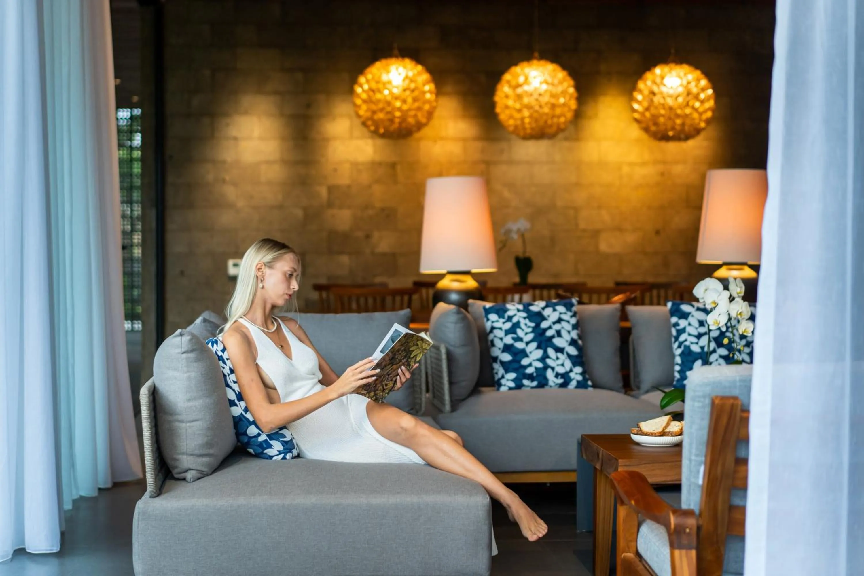 Living room in The Line Canggu