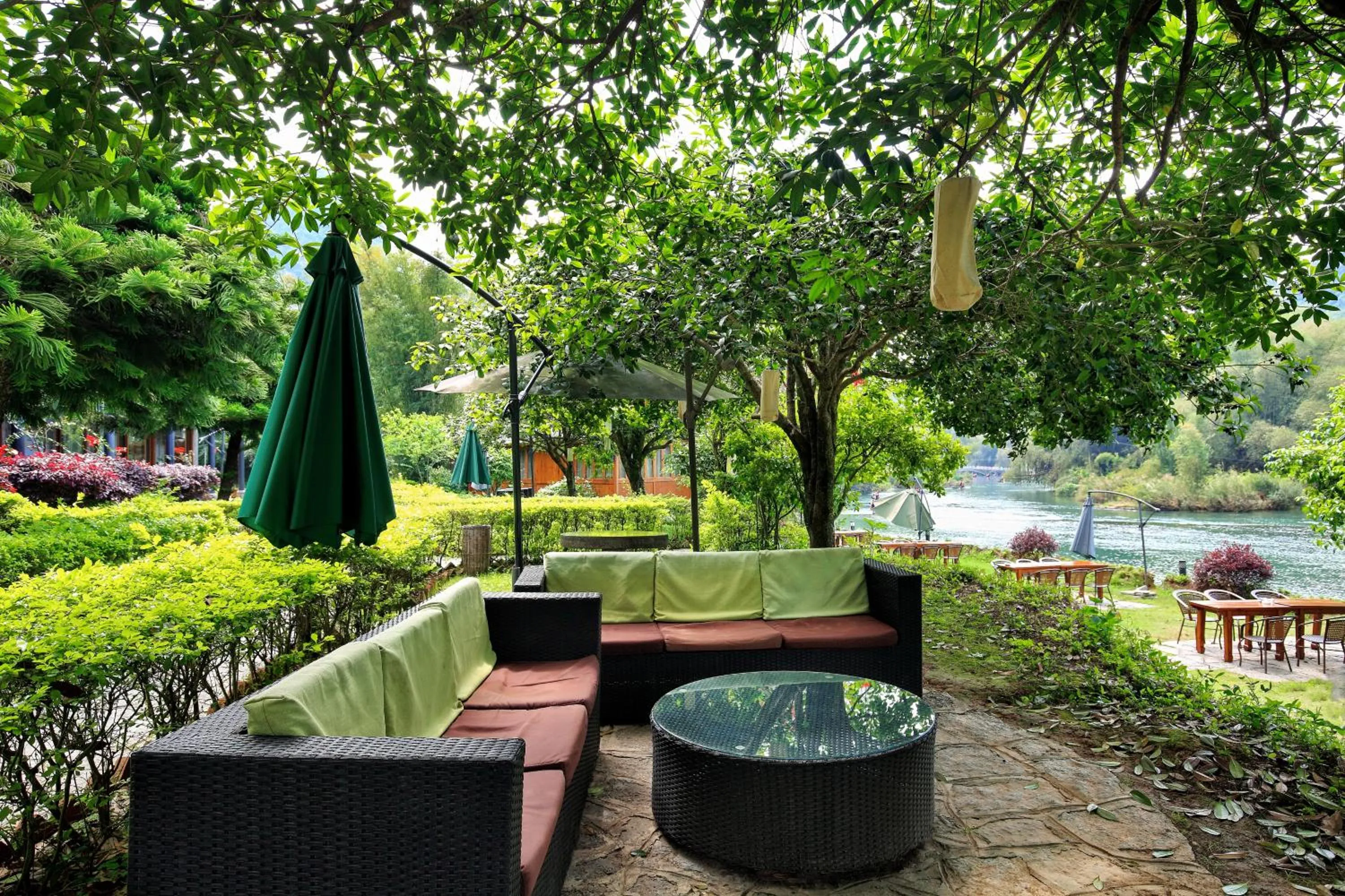 Patio in Yangshuo Mountain Retreat