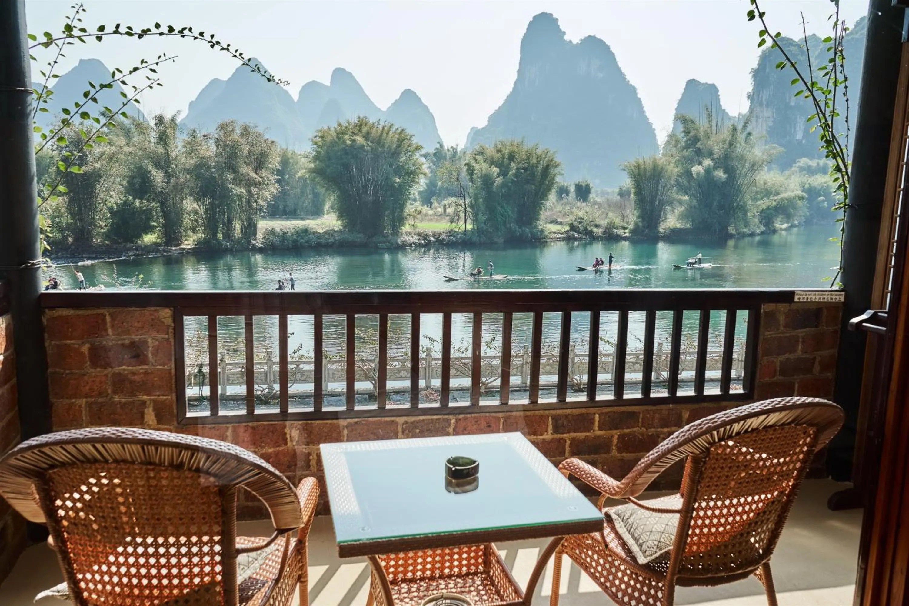 Balcony/Terrace in Yangshuo Mountain Retreat