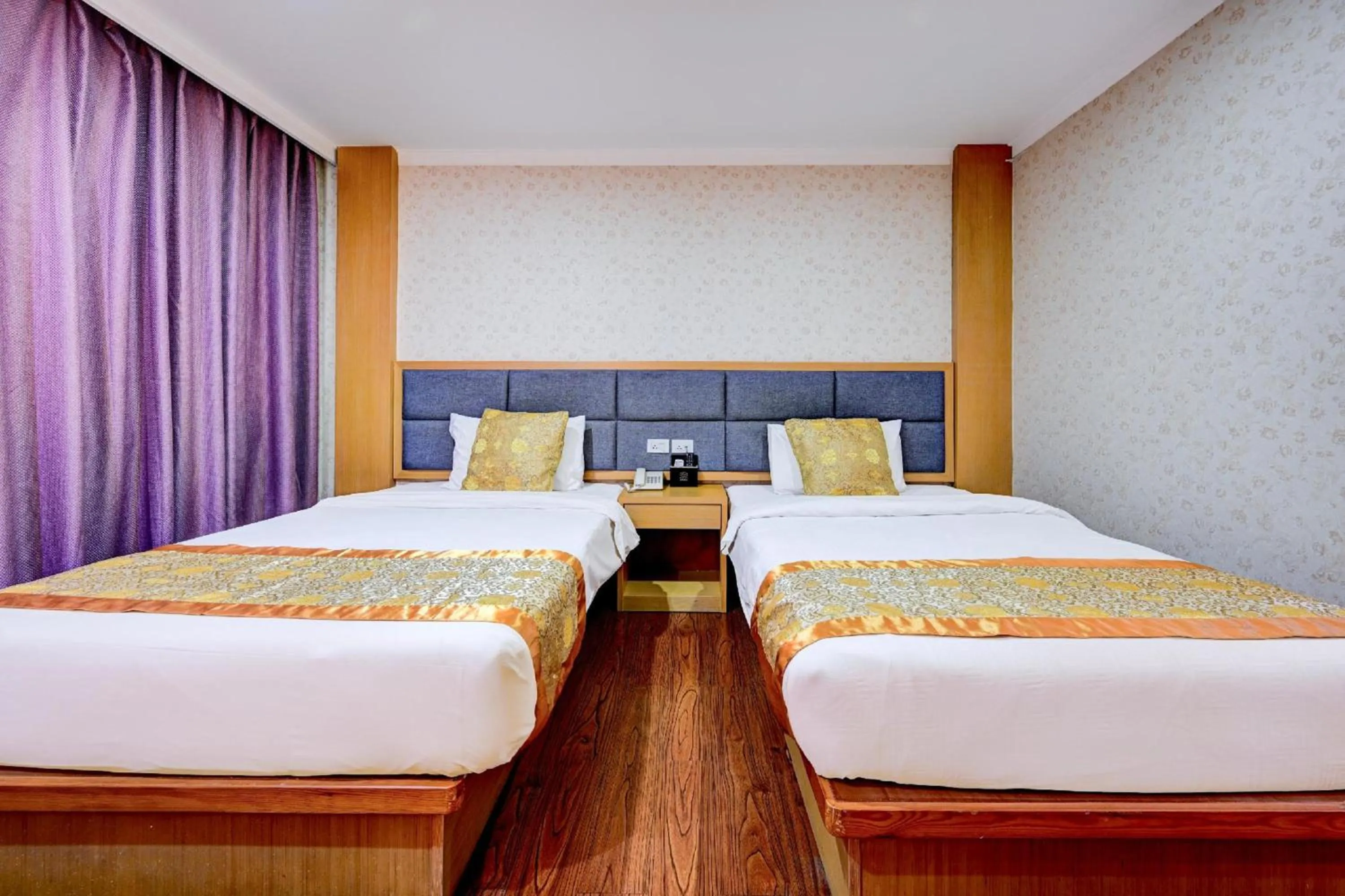 View (from property/room), Bed in Palette The Travellers Hotel Bangkok