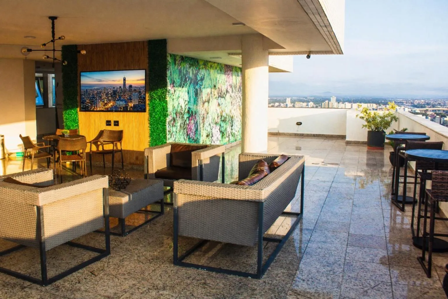 Balcony/Terrace in Royal Urban Macaé Hotel