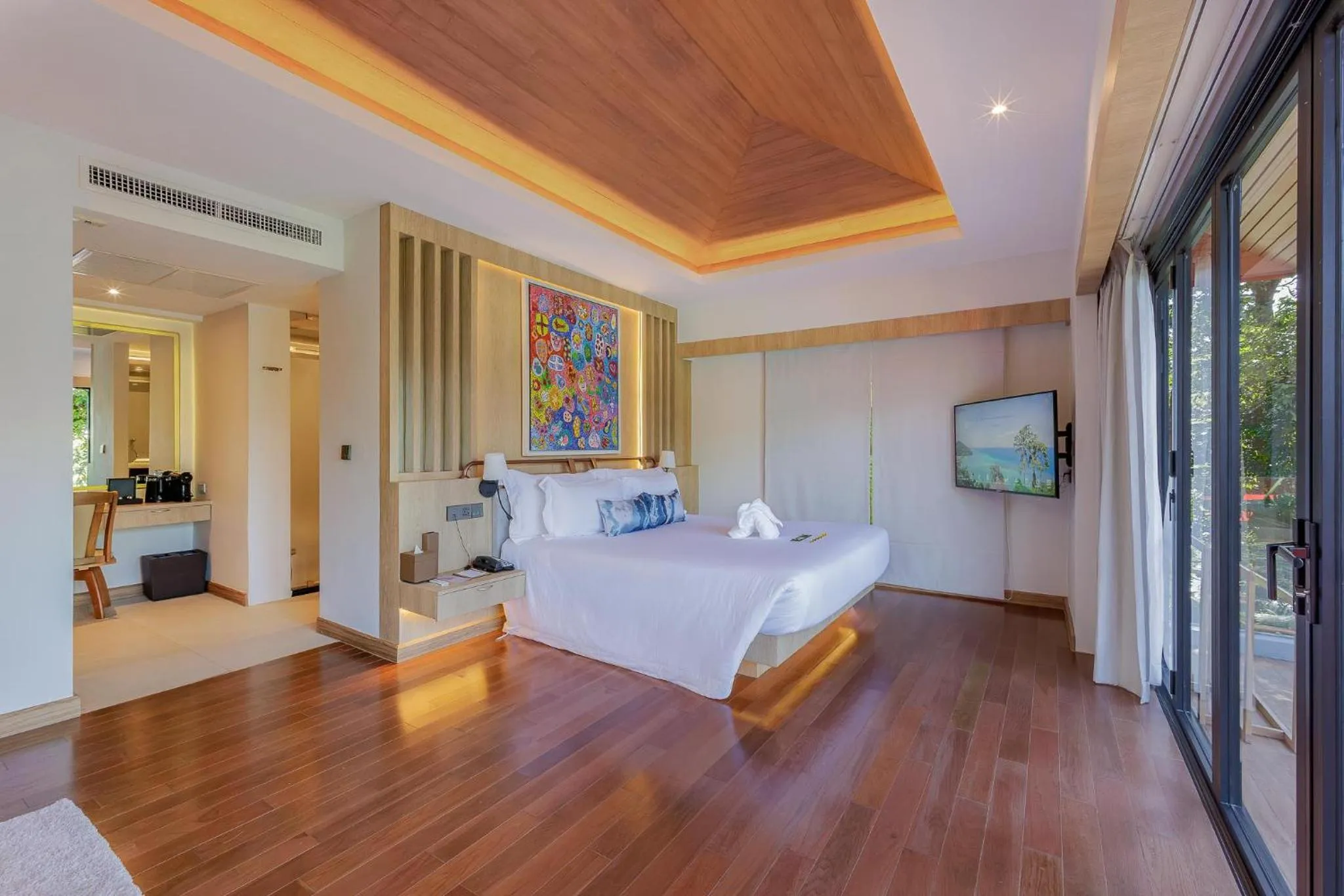 Property building, Bed in Centara Villas Phi Phi Island
