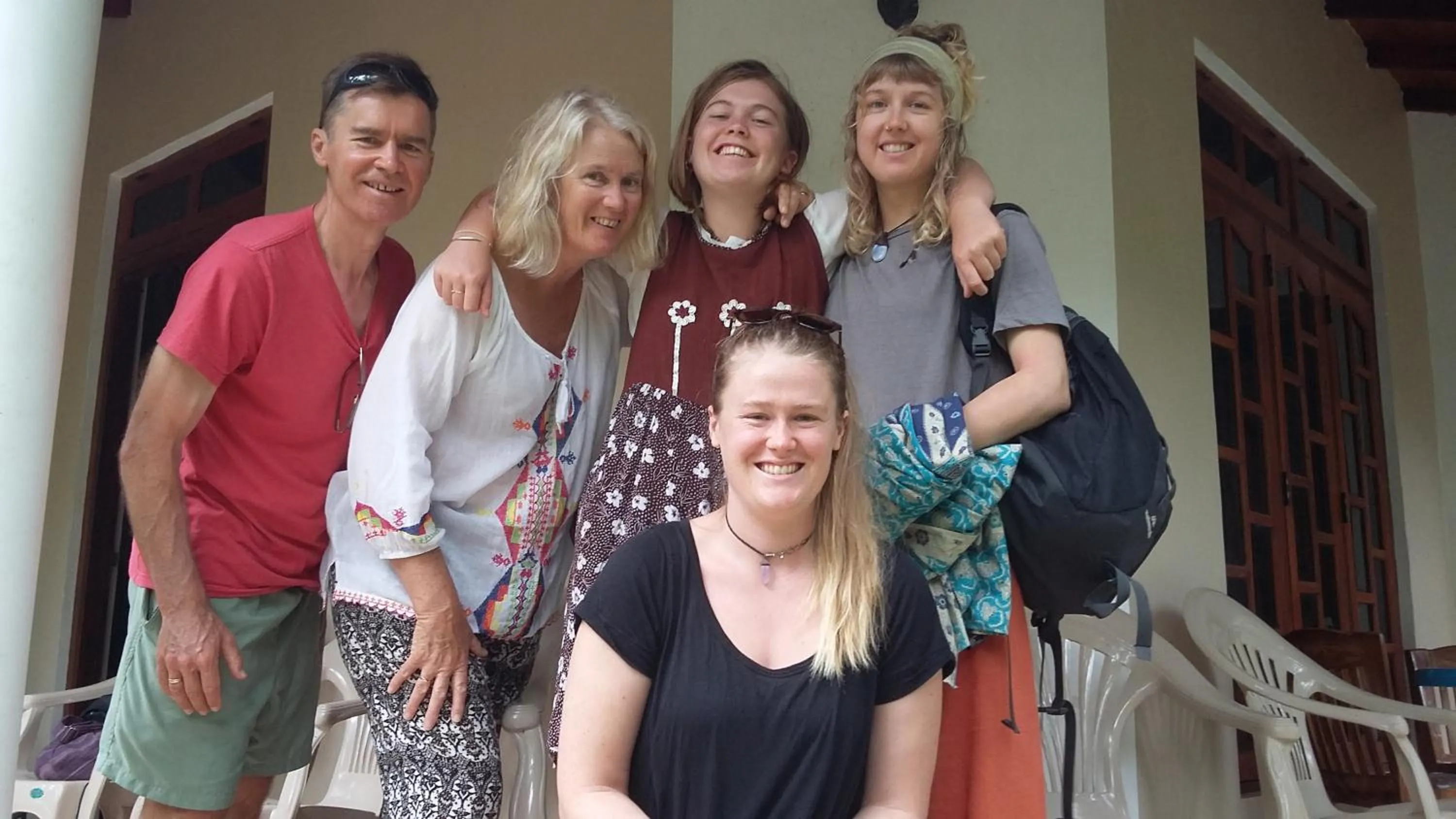 group of guests in Binara Home Stay