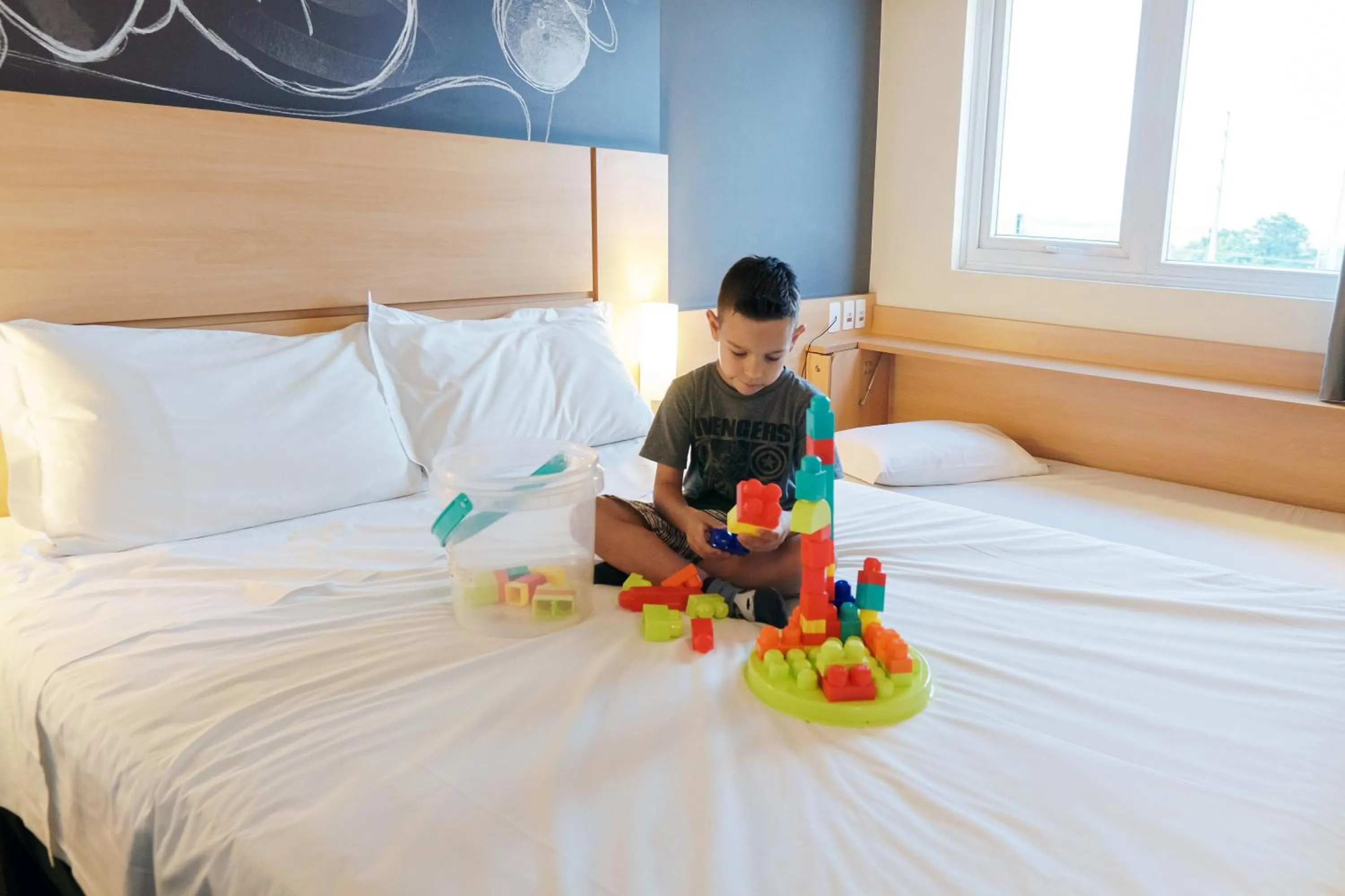 Bed in Ibis Porto Alegre Assis Brasil