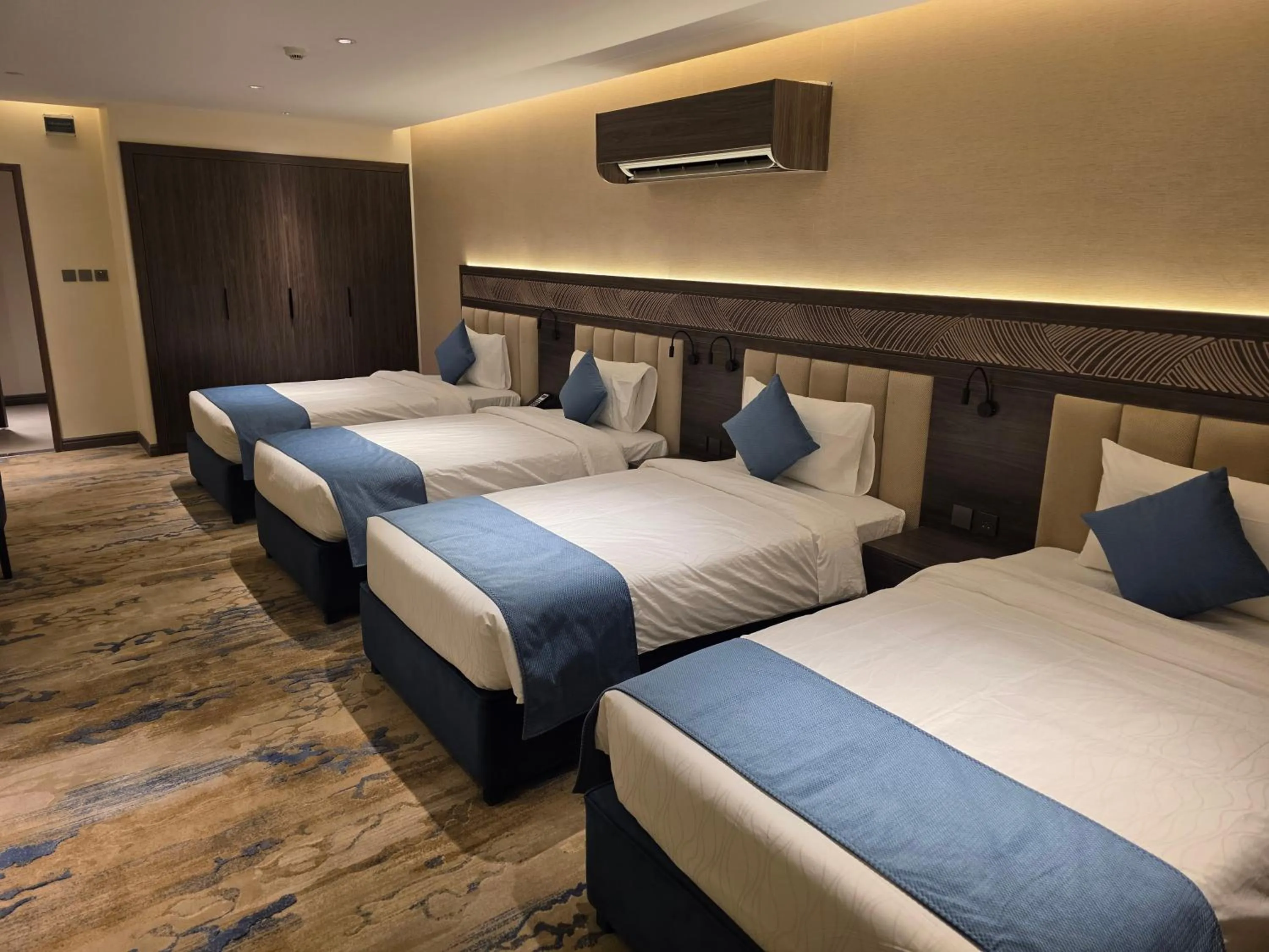 Photo of the whole room, Bed in Sedra Global Hotel, Madinah