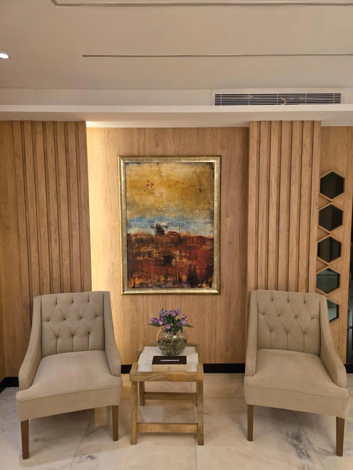 Seating area in Sedra Global Hotel, Madinah