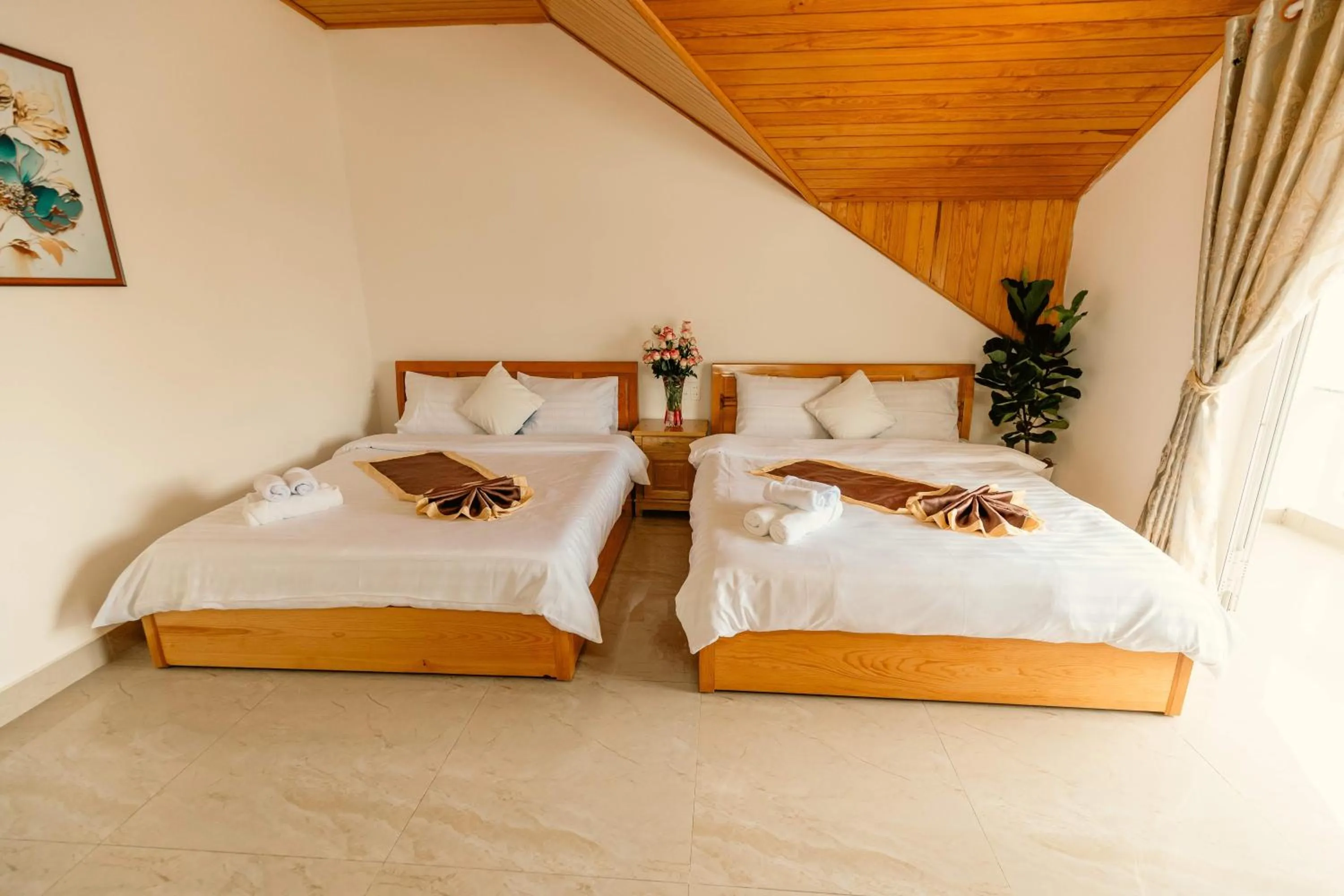 Bed in Lê Mùi Hotel - Apartment