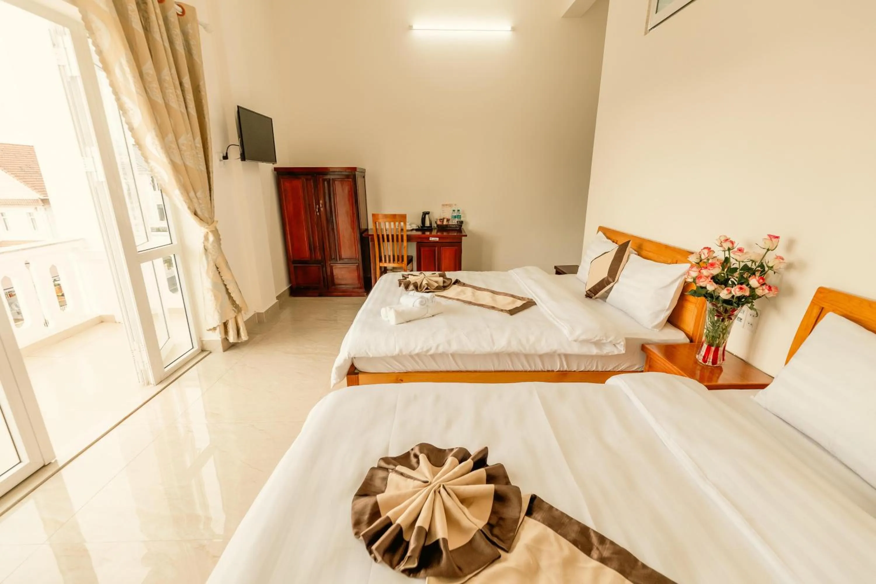 Bed in Lê Mùi Hotel - Apartment