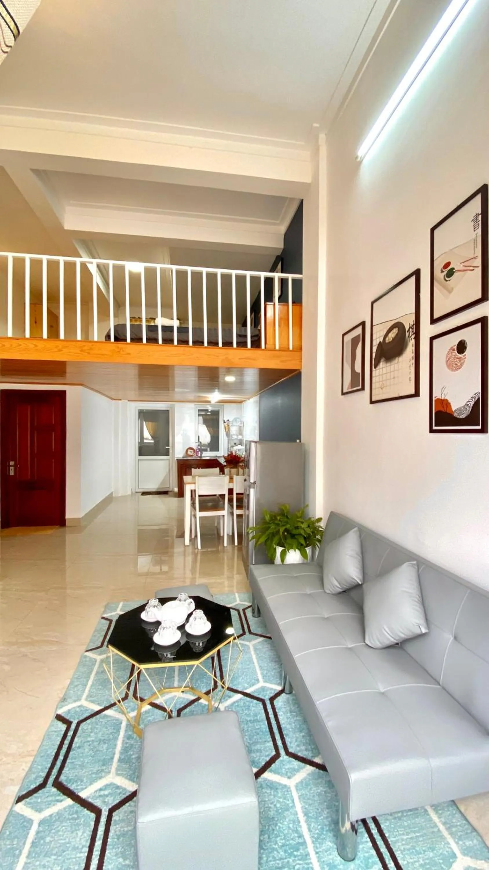 Living room in Lê Mùi Hotel - Apartment