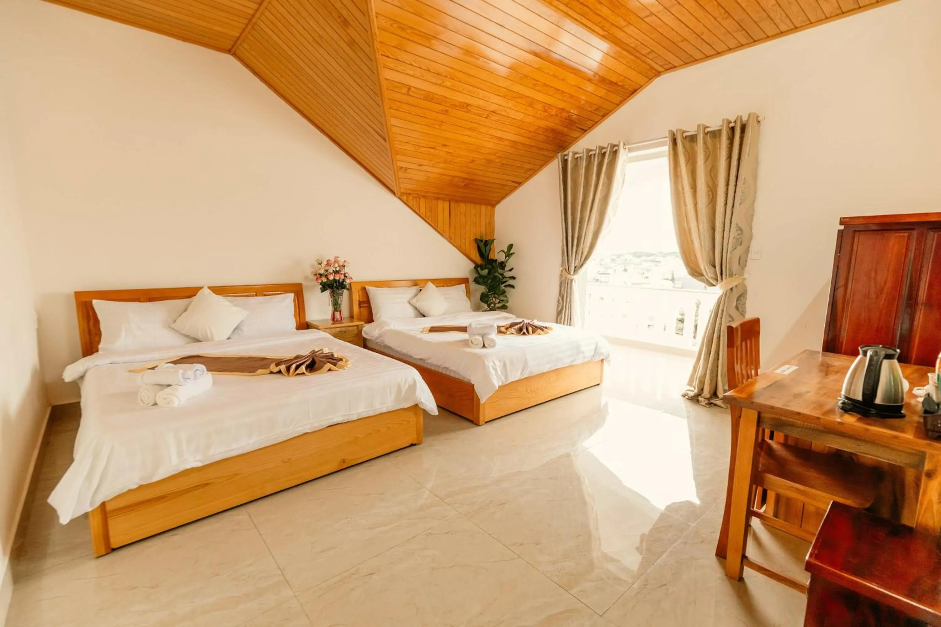 Bed in Lê Mùi Hotel - Apartment