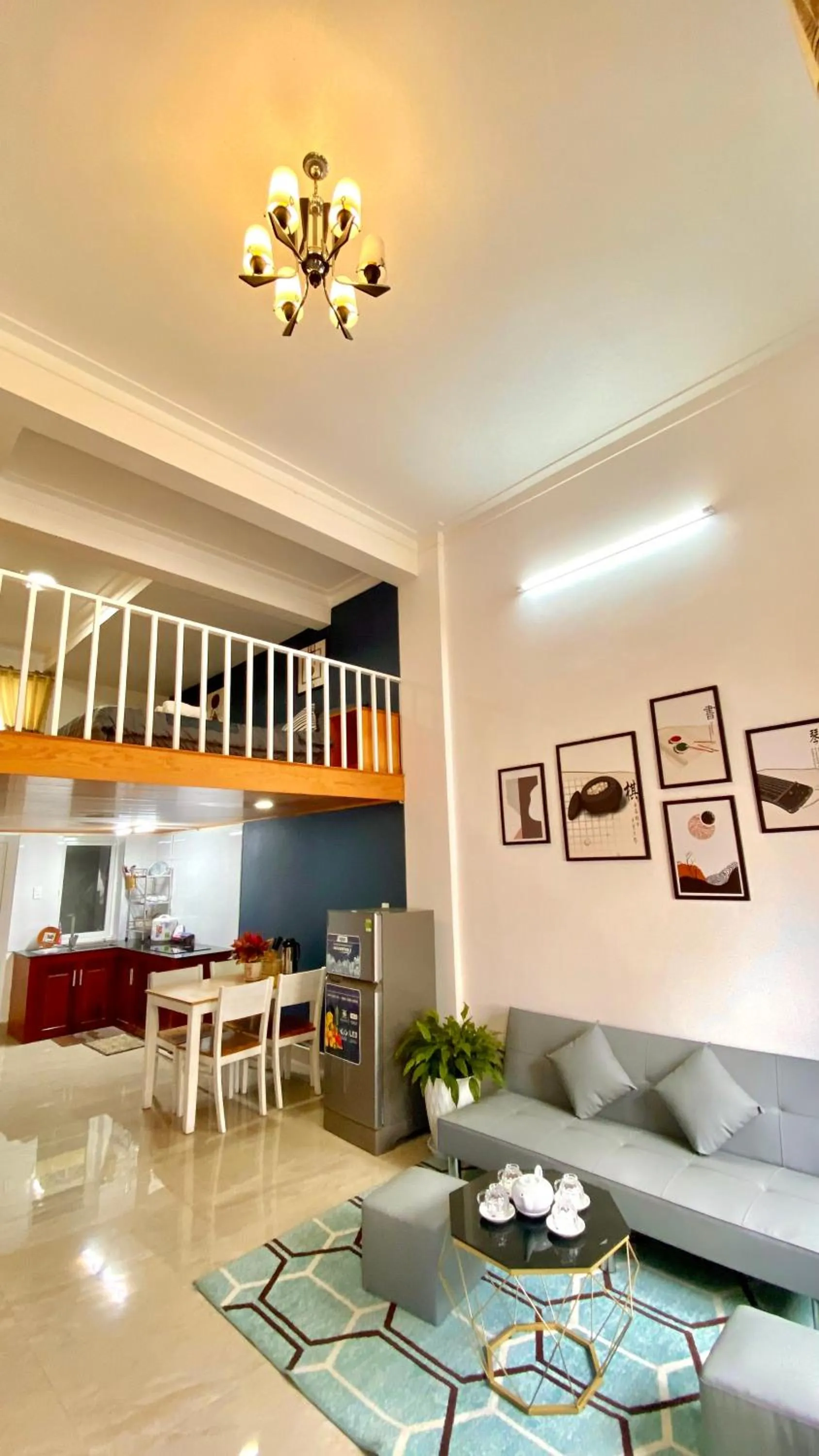 Living room in Lê Mùi Hotel - Apartment