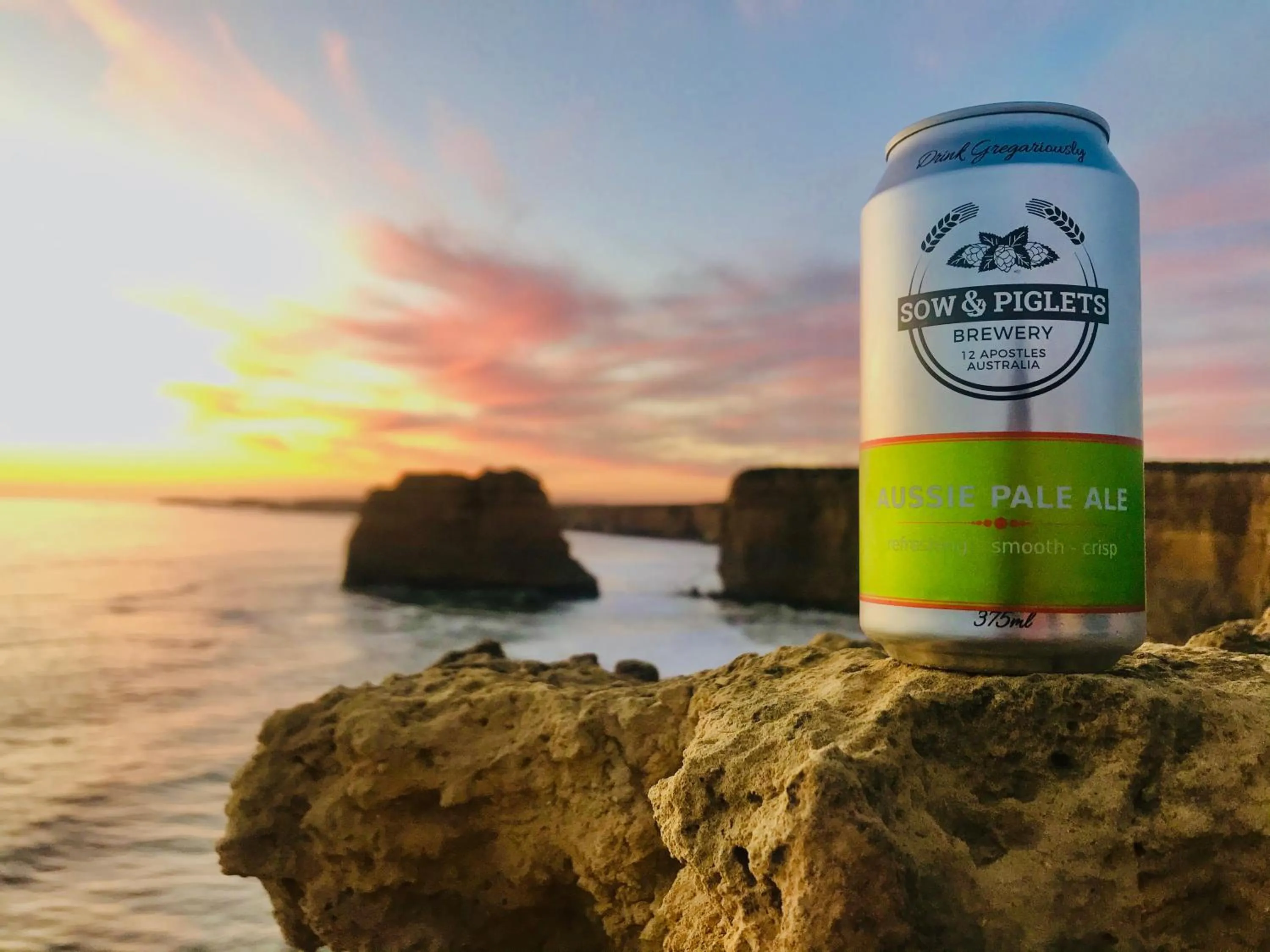 Drinks in Sow and Piglets Guesthouse