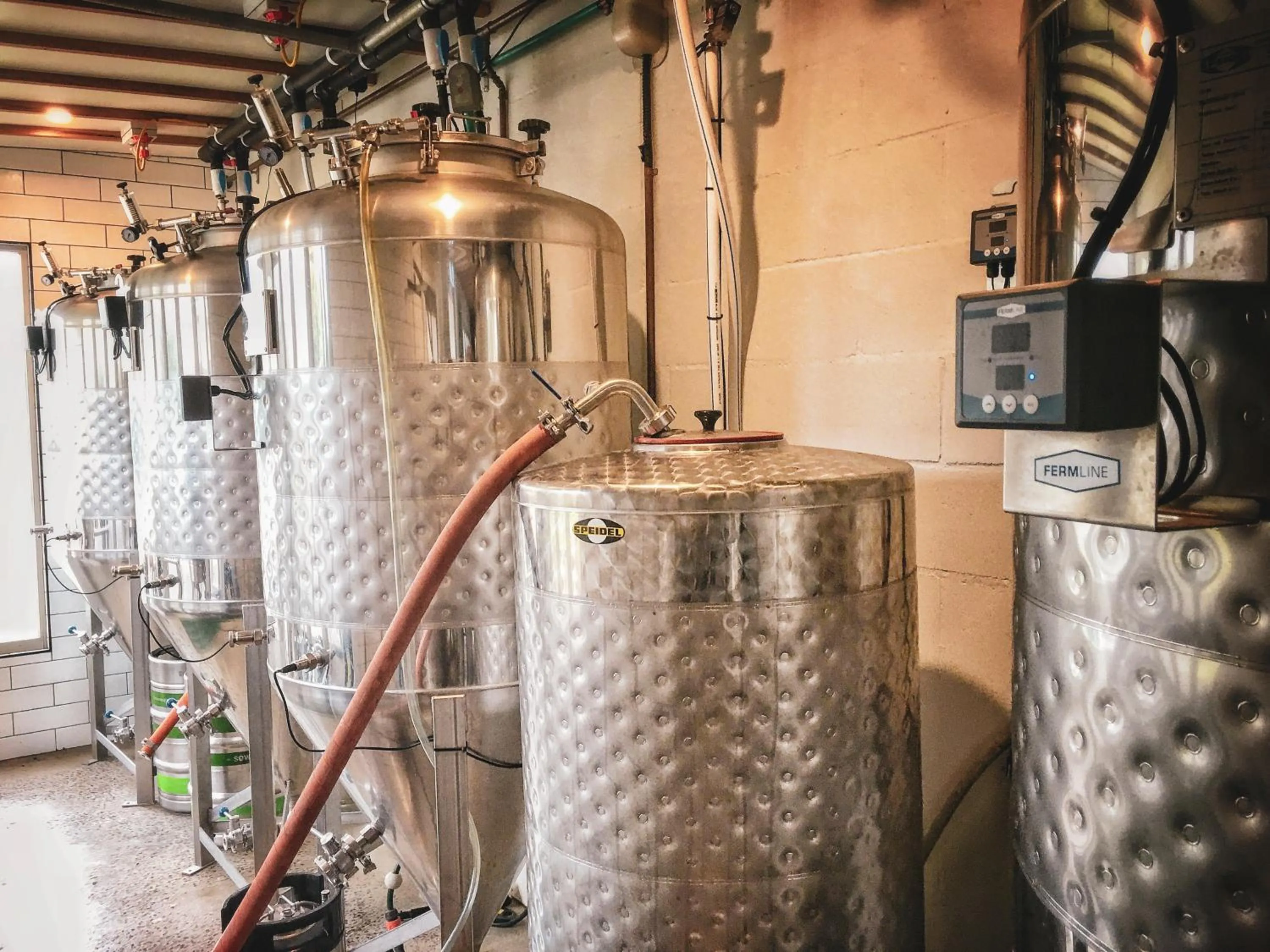 Drinks in Sow and Piglets Guesthouse