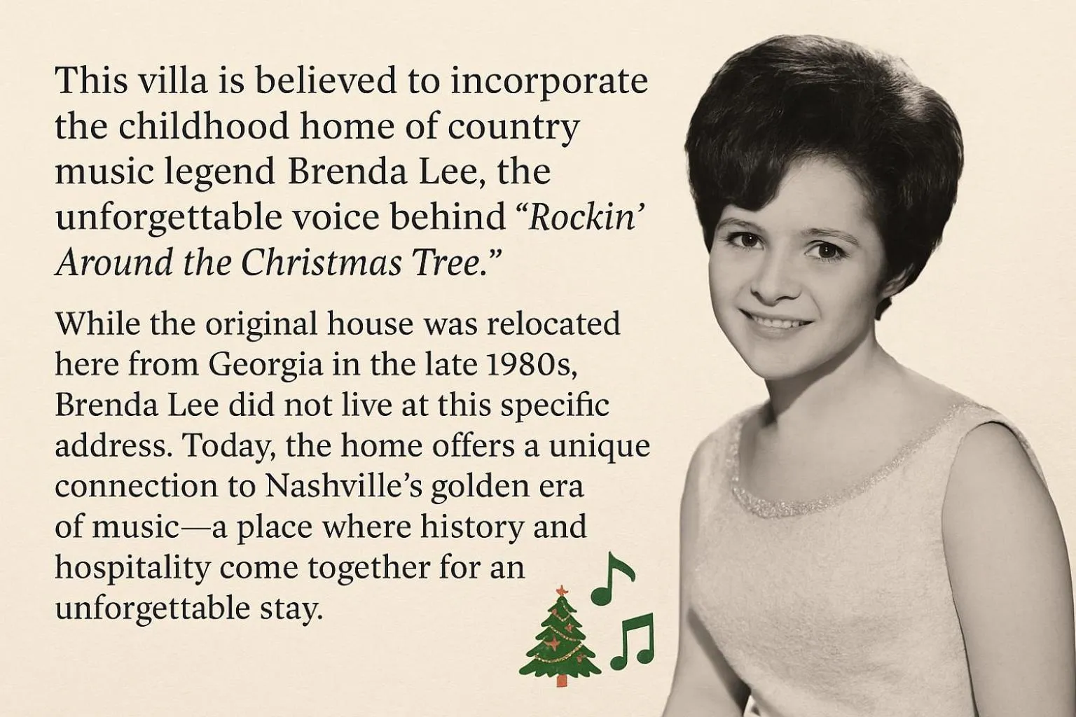 Property building in Brenda Lee History 2BR Villa Pool Hot Tub