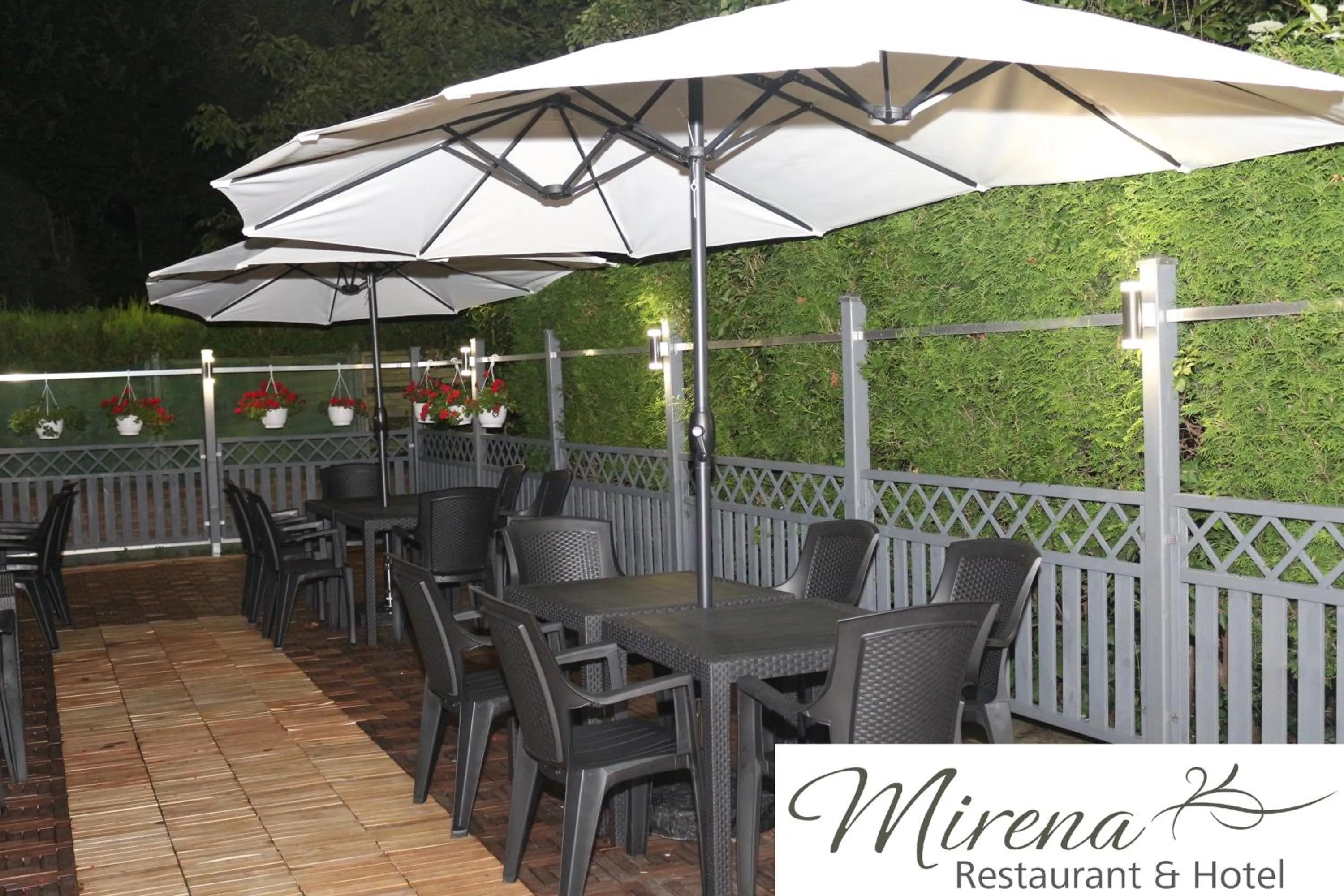 Balcony/Terrace in Hotel Restaurant Mirena