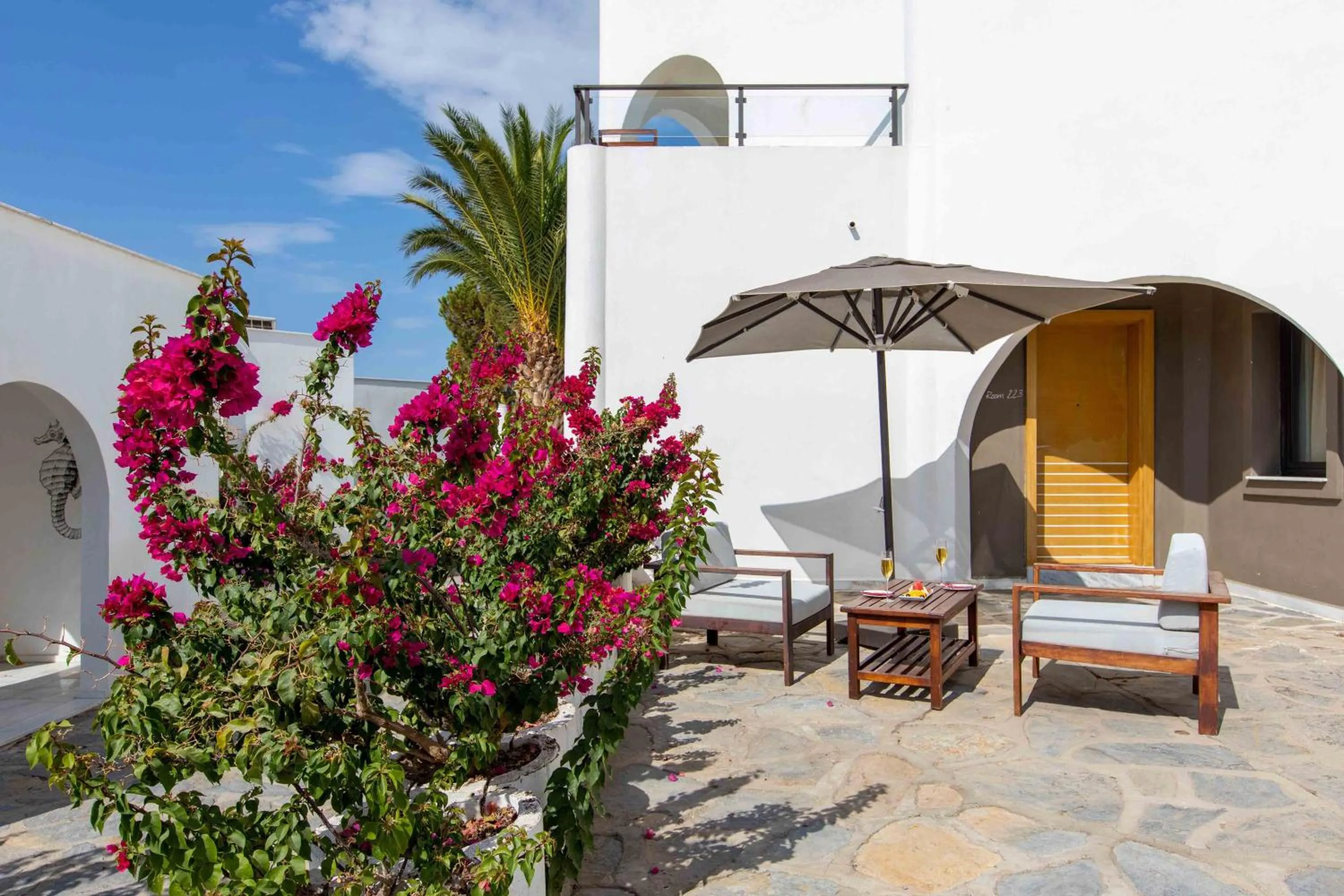 Patio in Senses Hotel - Adults Only