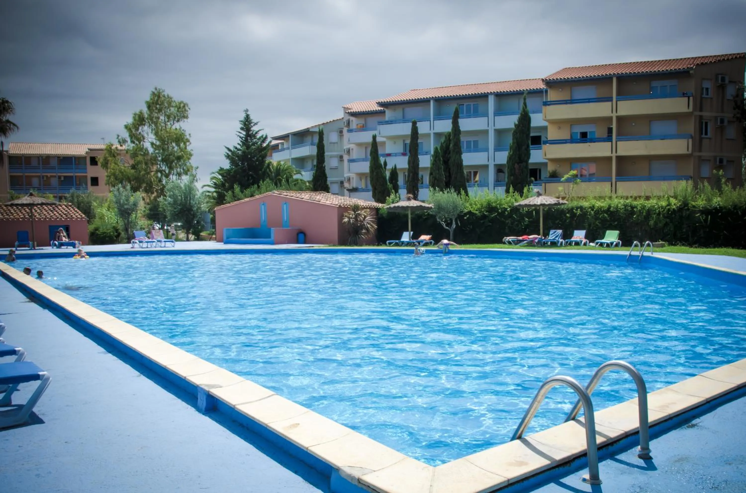Swimming pool in Malibu Village