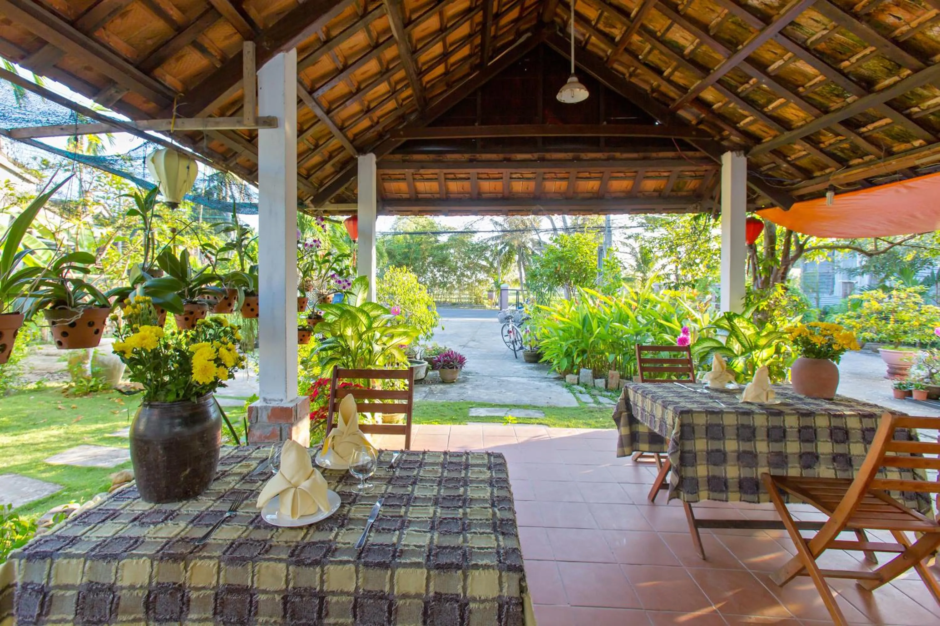Patio in Do River Homestay