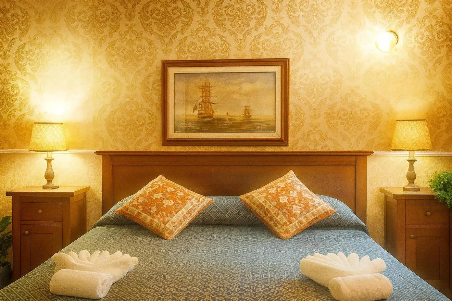 Bed in Hotel Giubileo