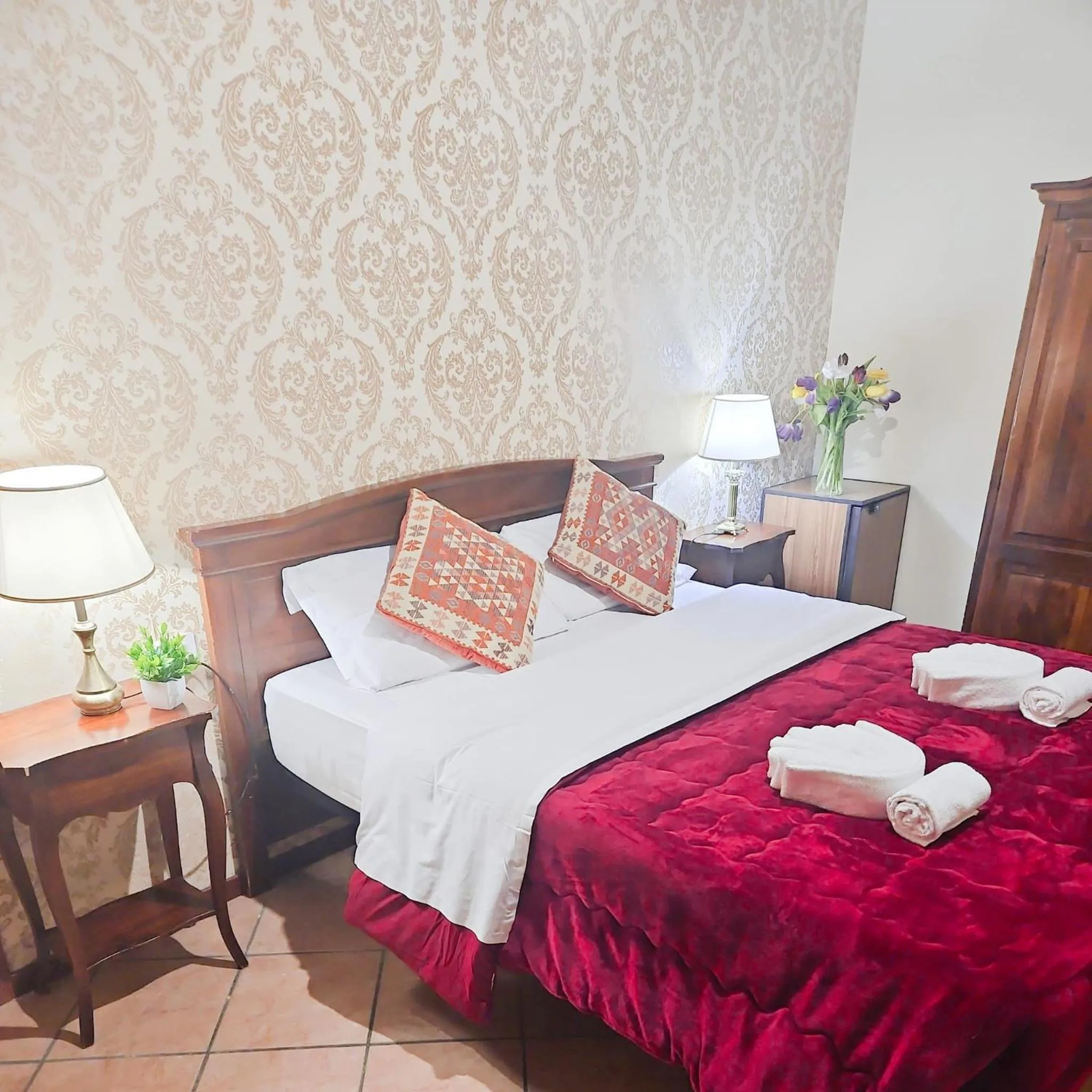 Bed in Hotel Giubileo