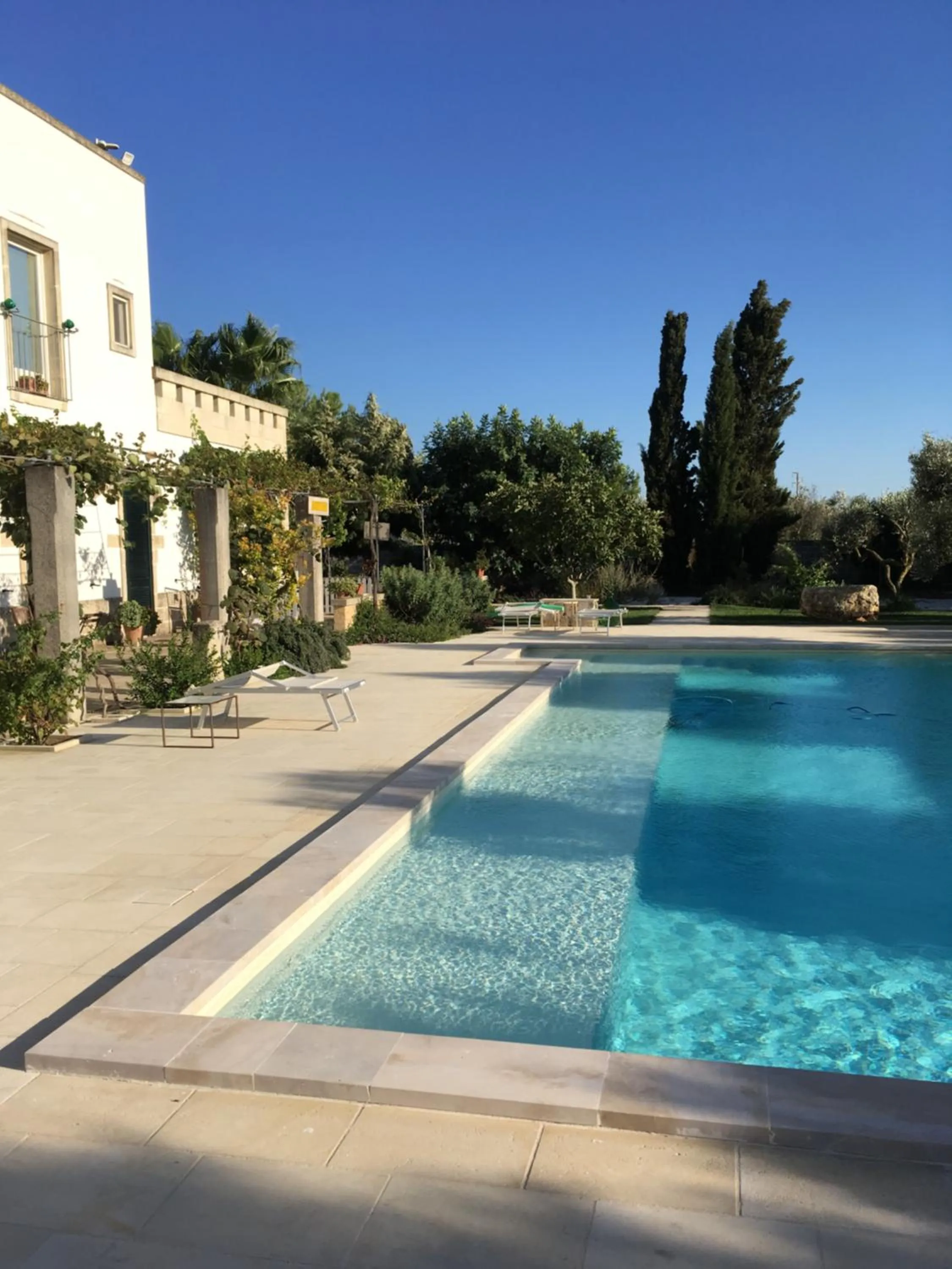 Pool view in Corte dei Salentini