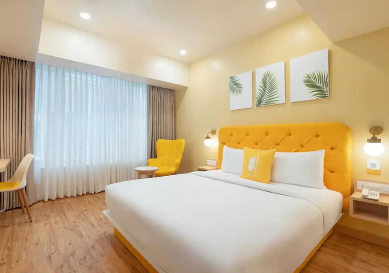 Standard King Room - single occupancy in Bloom Hotel - DLF Road Gachibowli Standard King Room - single occupancy in Bloom Hotel - DLF Road Gachibowli