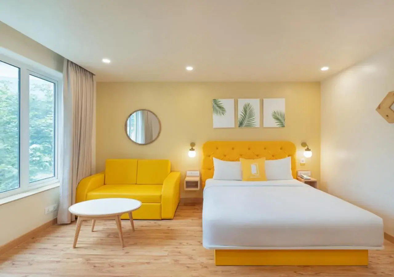 King Room - single occupancy in Bloom Hotel - DLF Road Gachibowli King Room - single occupancy in Bloom Hotel - DLF Road Gachibowli