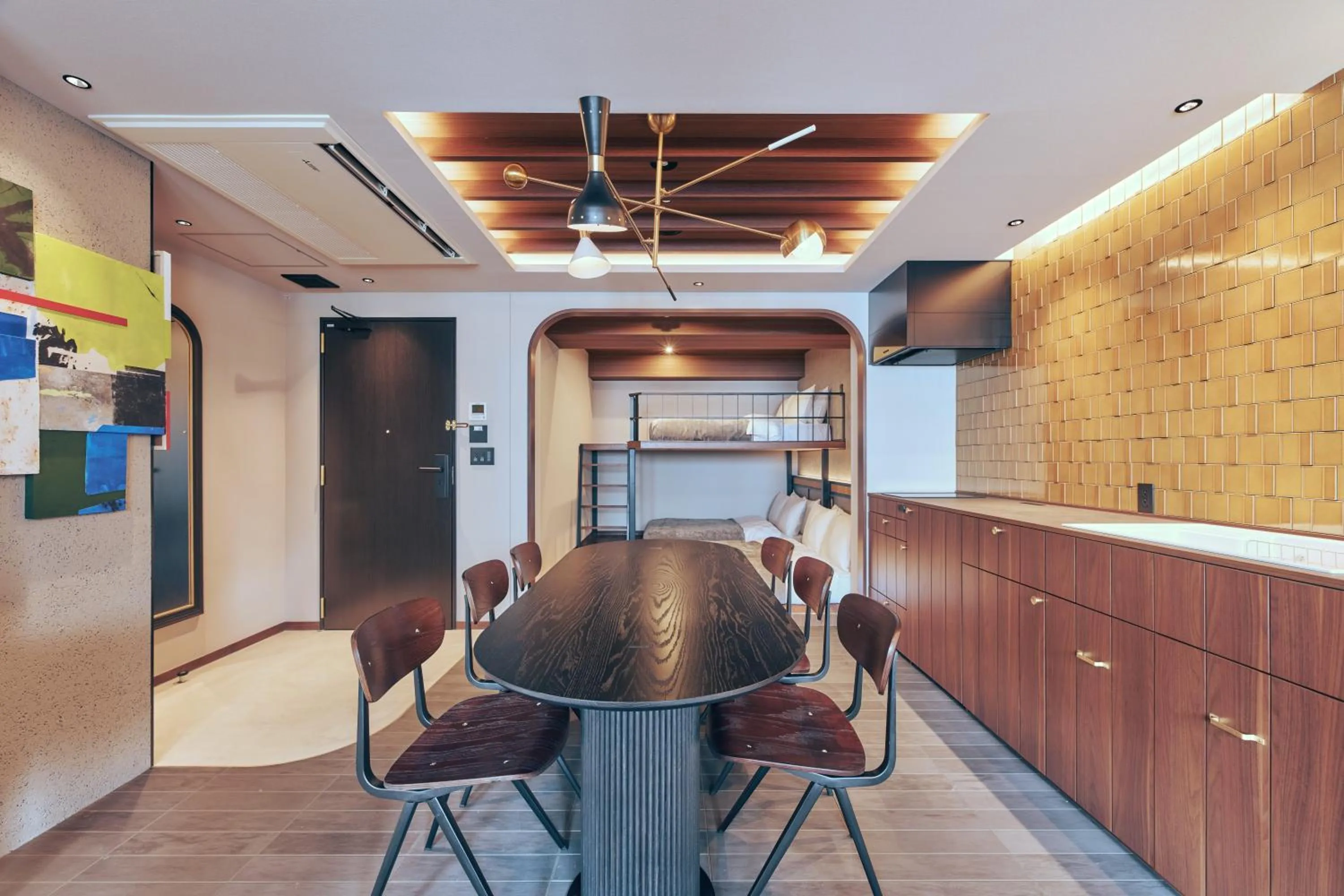 Photo of the whole room in STITCH HOTEL Kyoto