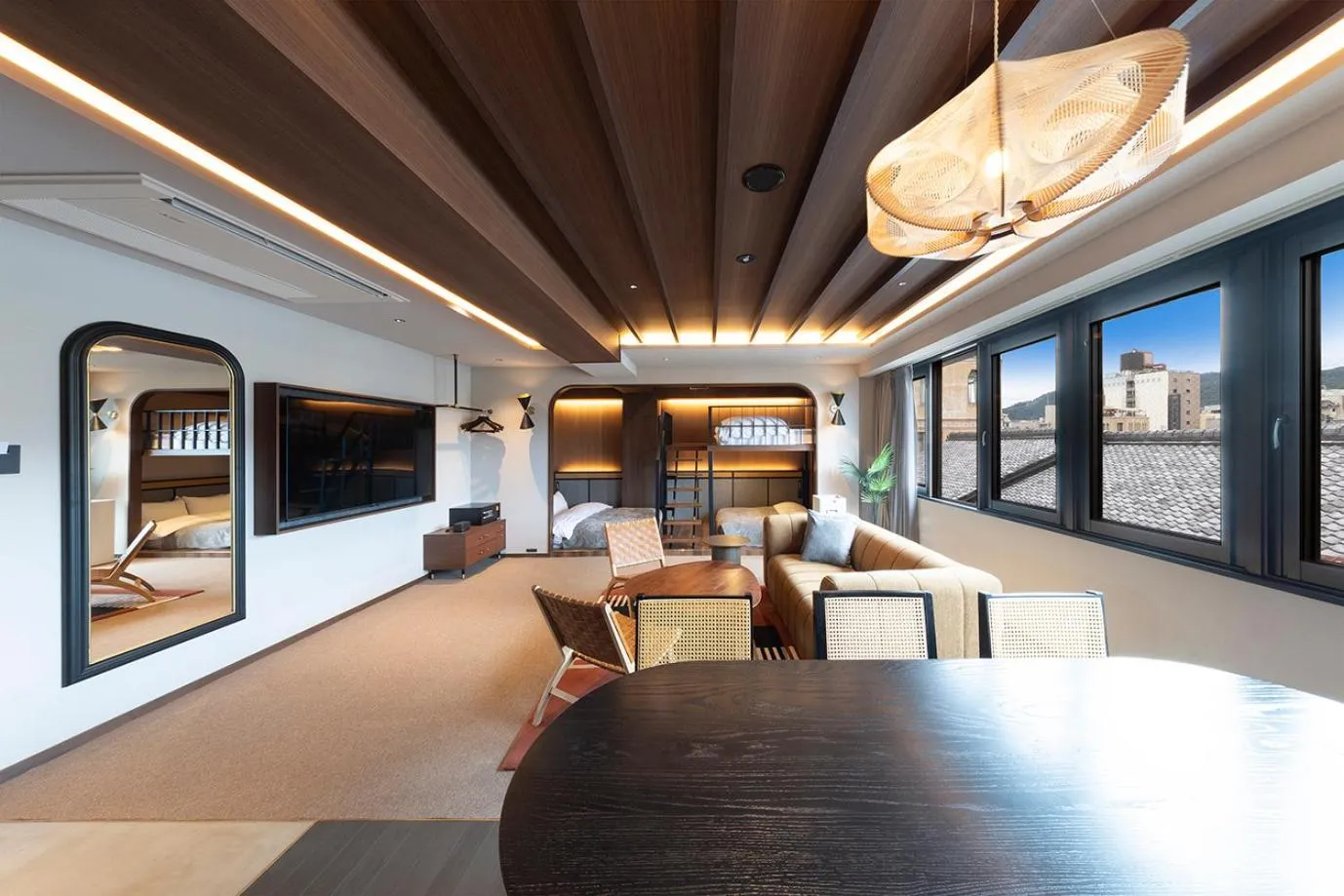 Photo of the whole room in STITCH HOTEL Kyoto