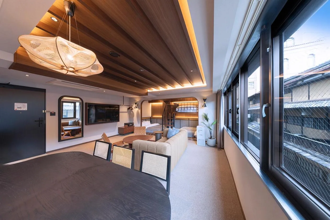 Photo of the whole room in STITCH HOTEL Kyoto