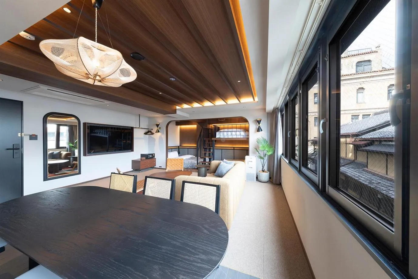 Photo of the whole room in STITCH HOTEL Kyoto