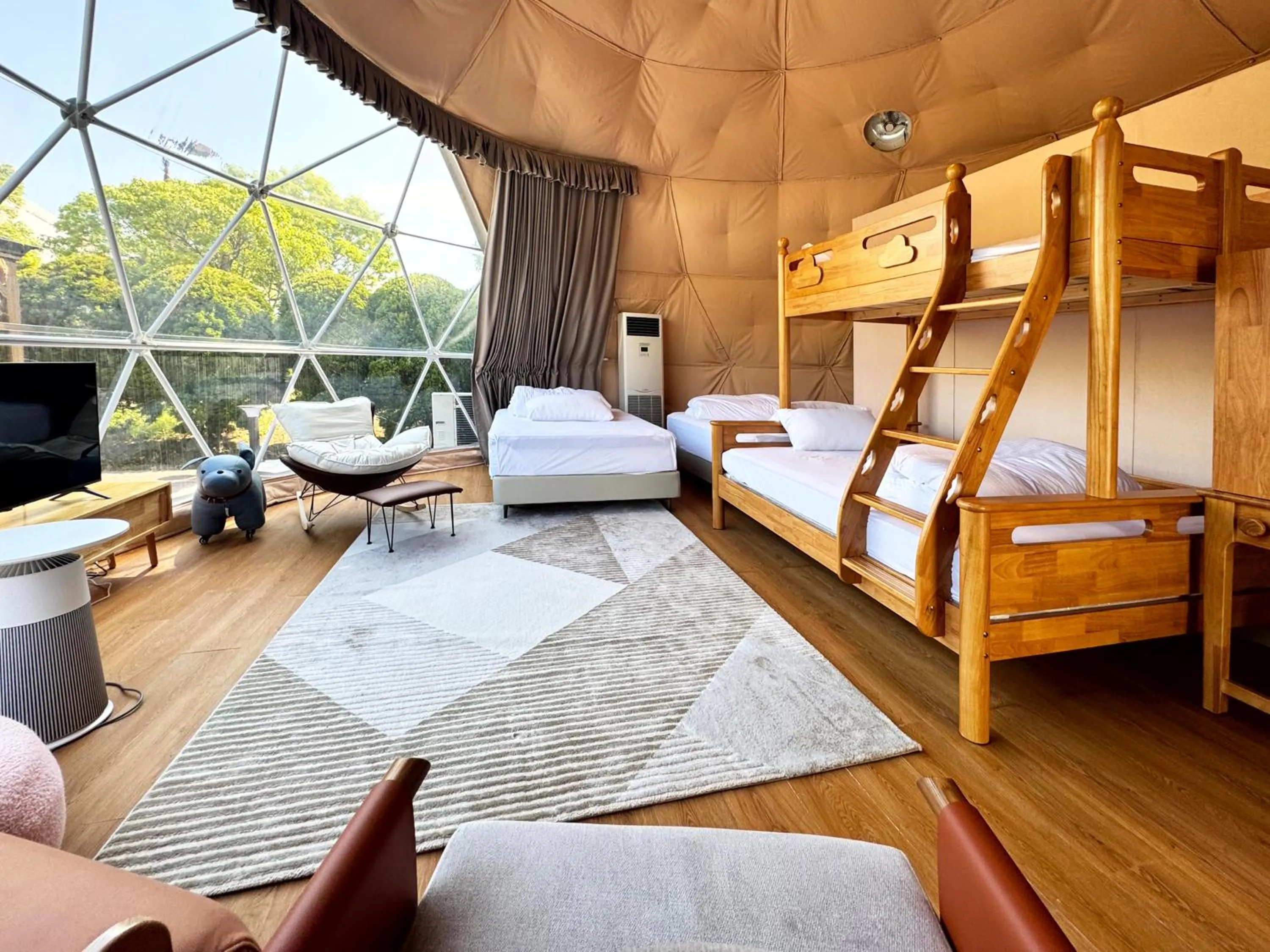 Bed in UE Garden Resort