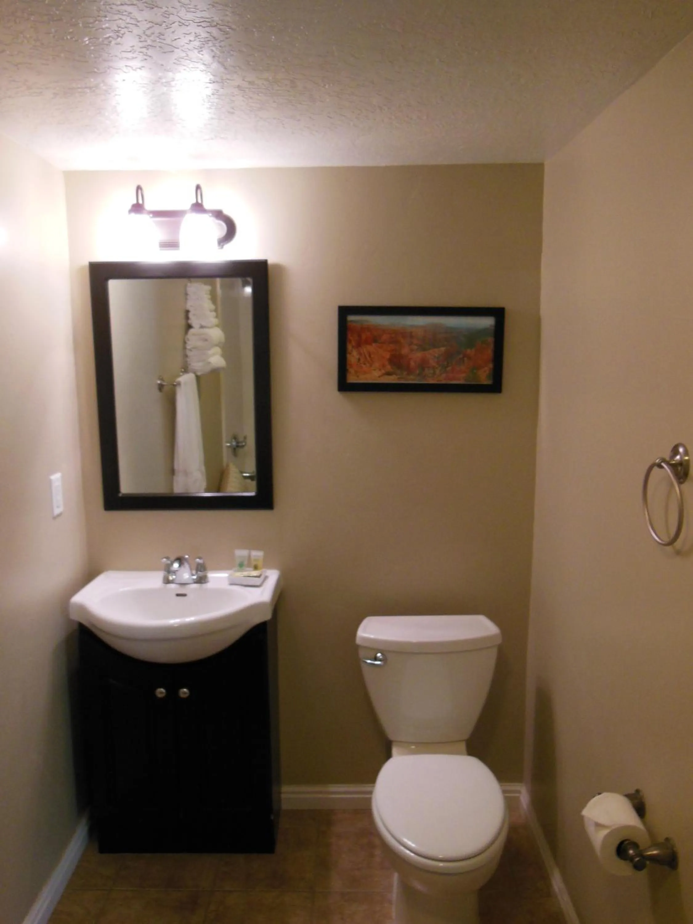 Bathroom in Mountain Ridge Cabins & Lodging Between Bryce and Zion National Park