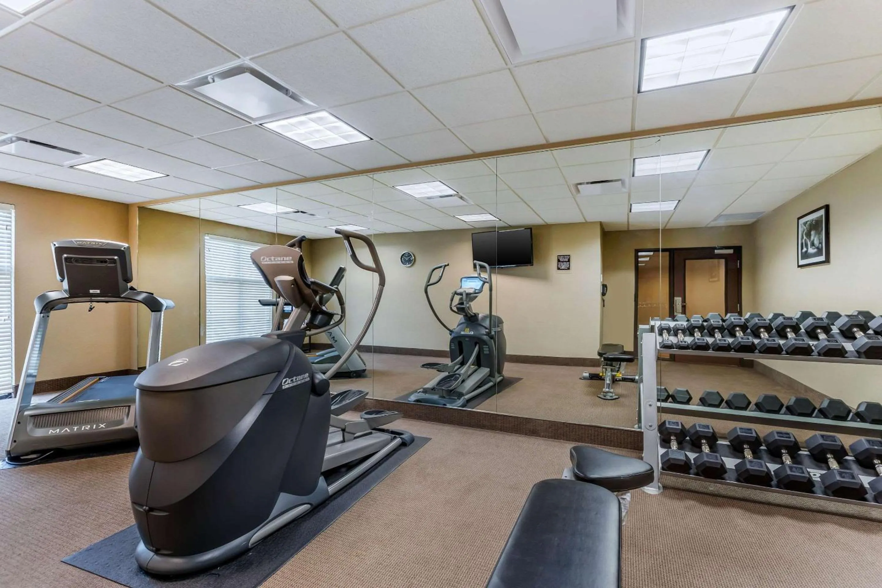 Fitness centre/facilities in Sleep Inn & Suites Ames near ISU Campus