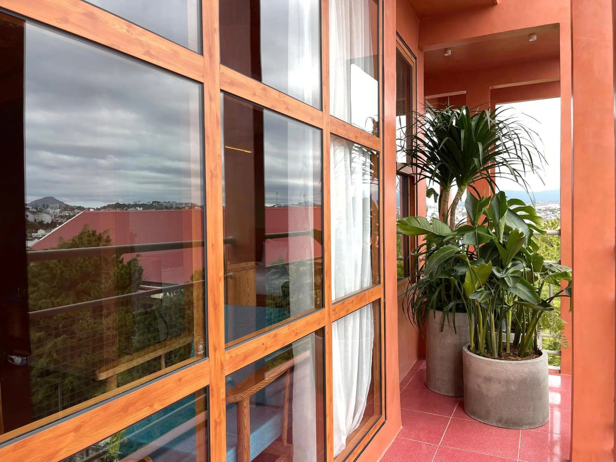 Balcony/Terrace in The Pink Boutique Hotel