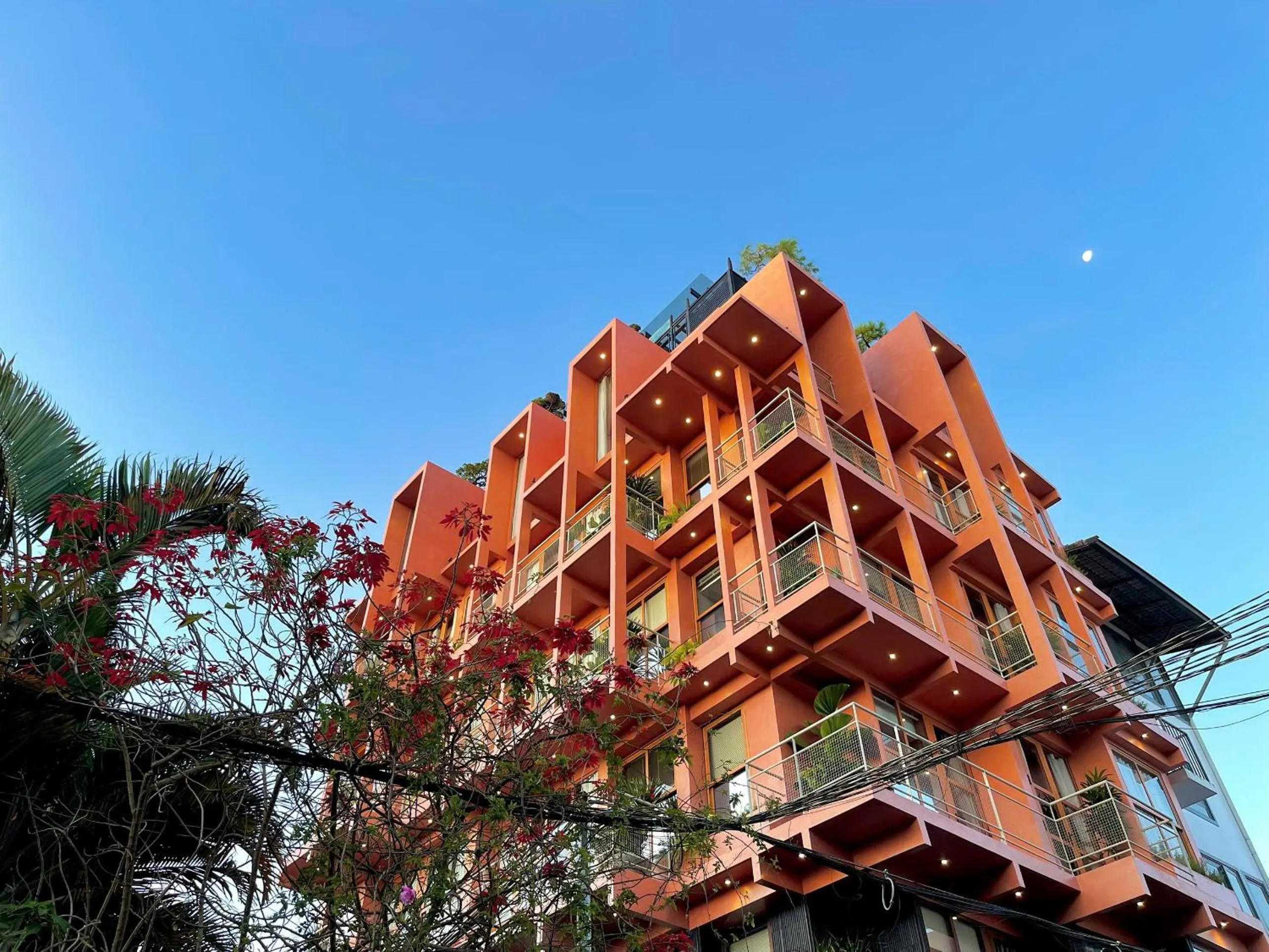 Property building in The Pink Boutique Hotel