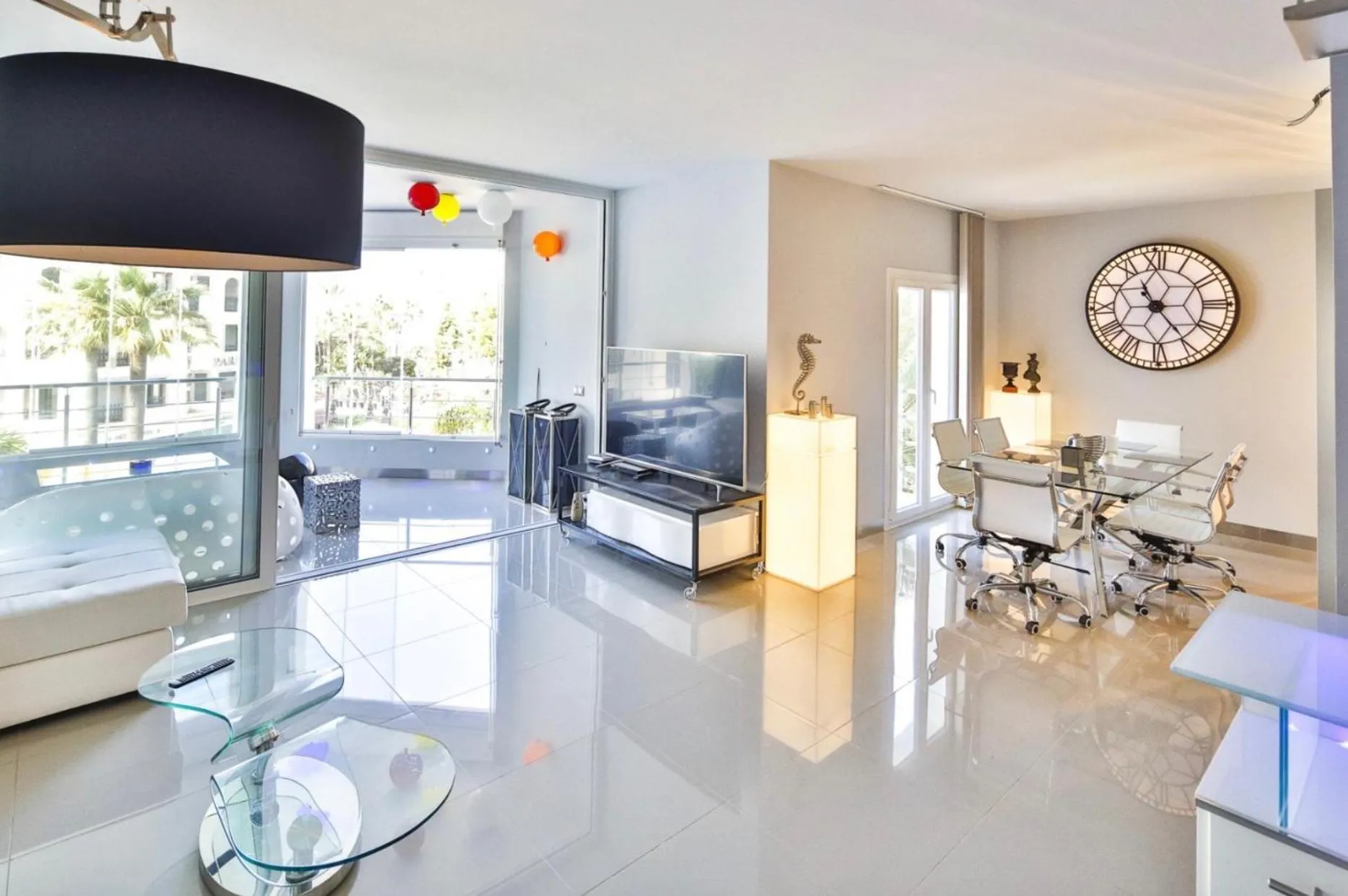 Living room in Atico Puerto Banus, Marbella