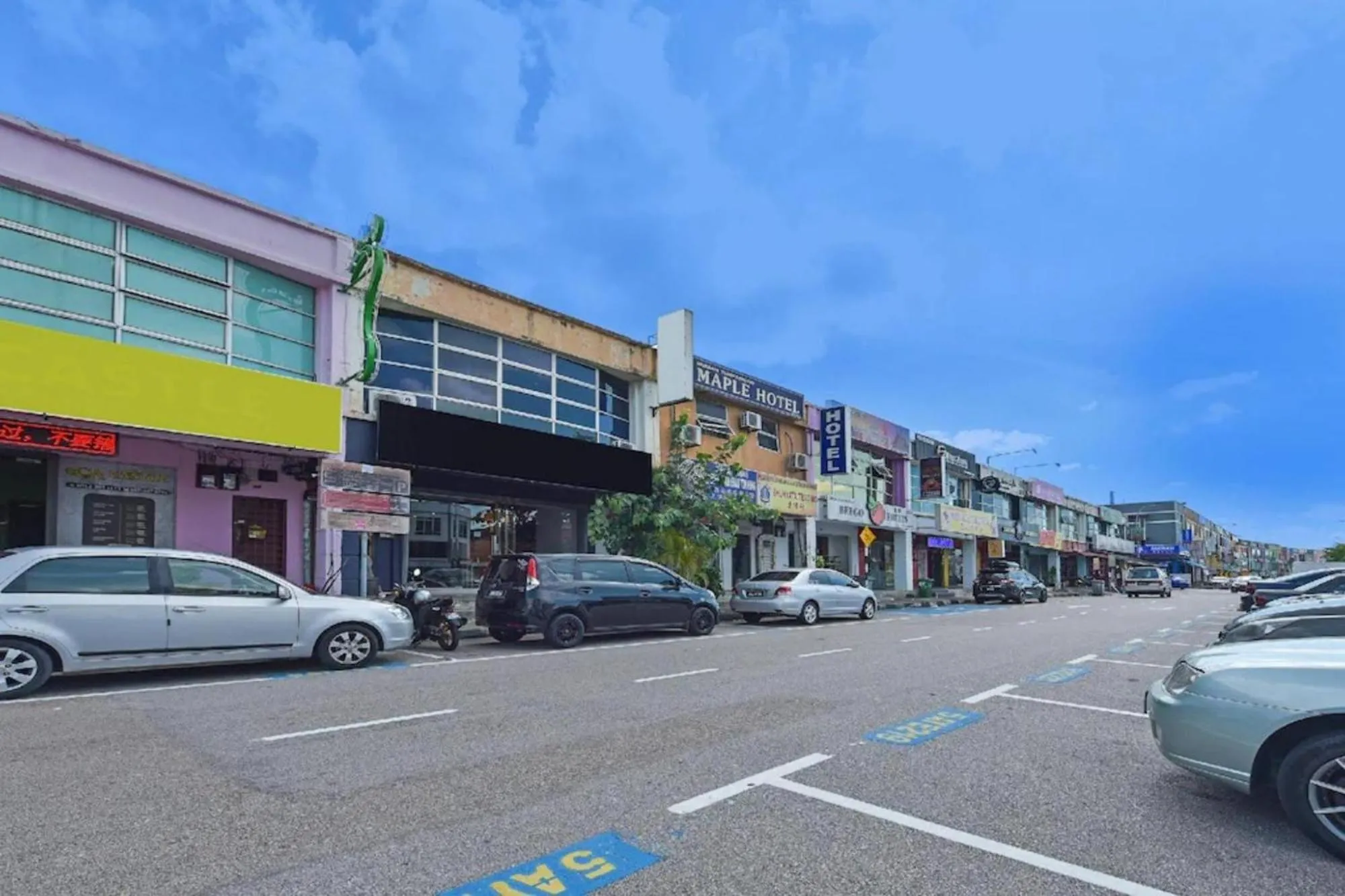 Street view in Meple Hotel Skudai