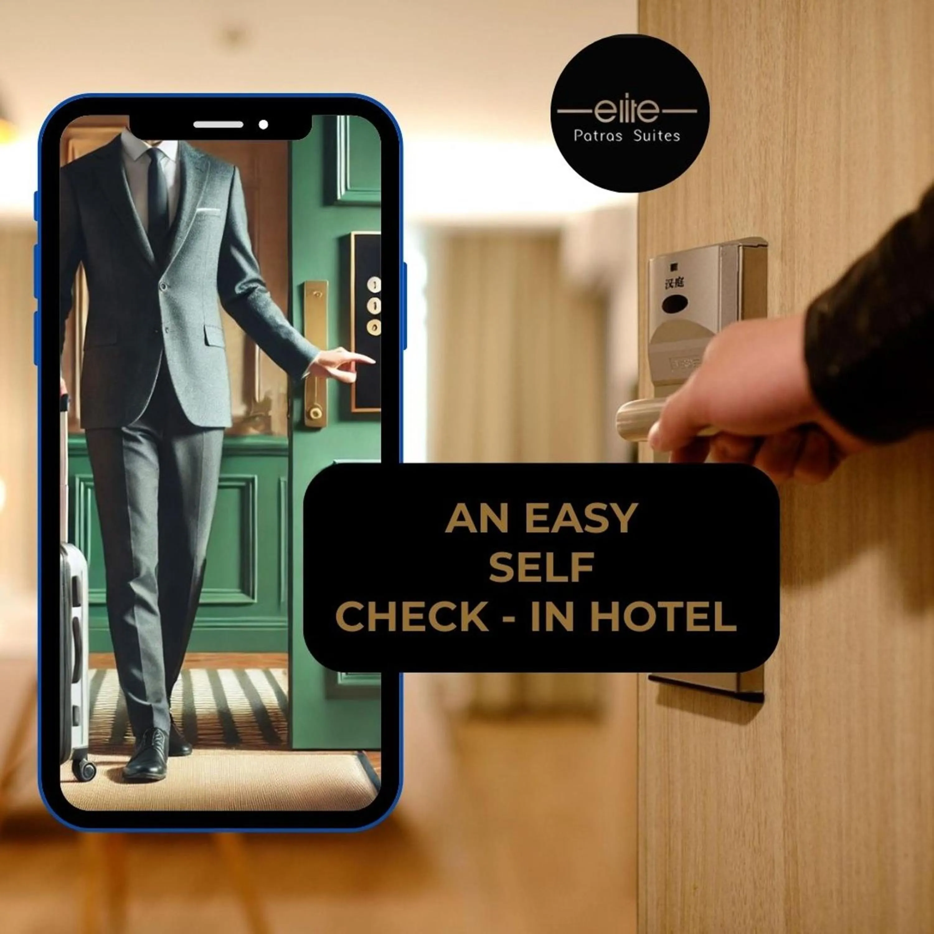 Facade/entrance in Elite Patras Suites