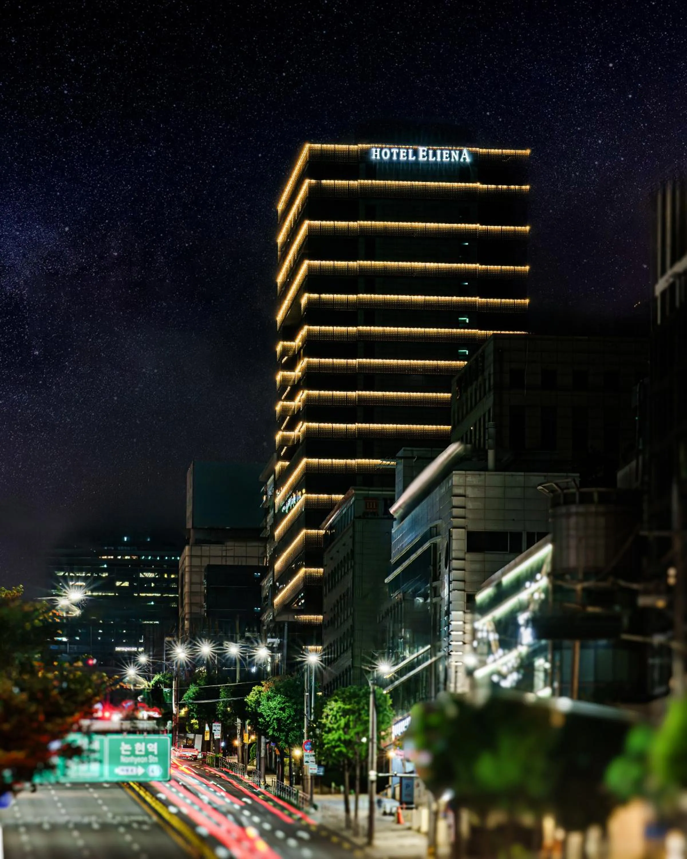 Facade/entrance in Eliena Hotel Seoul Gangnam