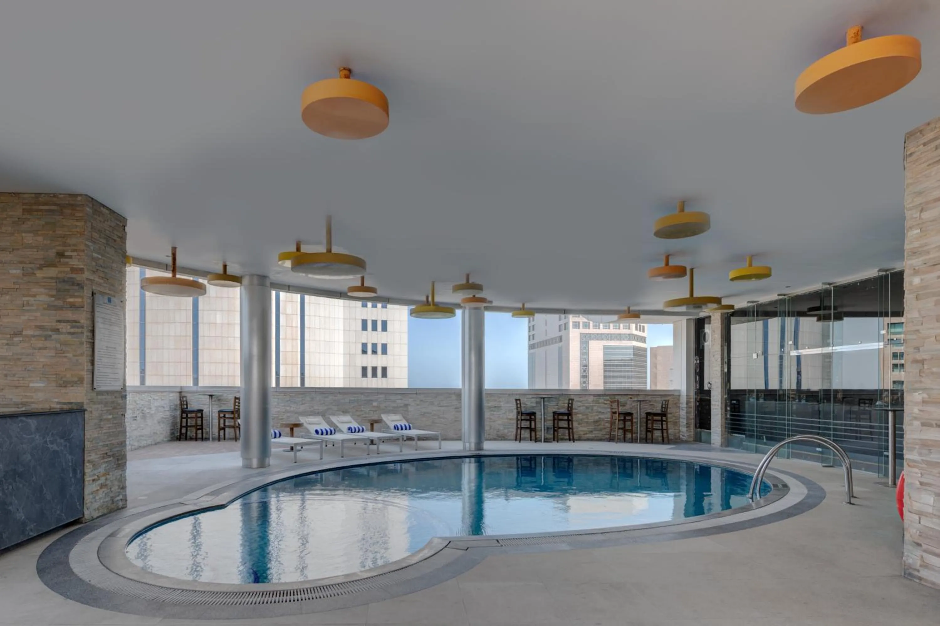 Swimming pool in TRYP by Wyndham Abu Dhabi City Center